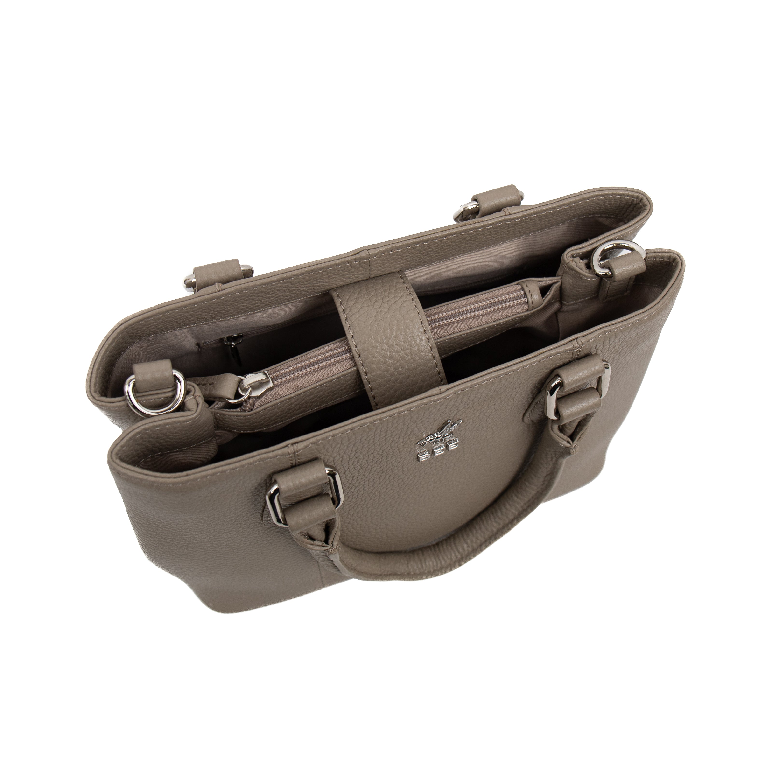 Hand/shoulder bag 'Kate' Silver Mink