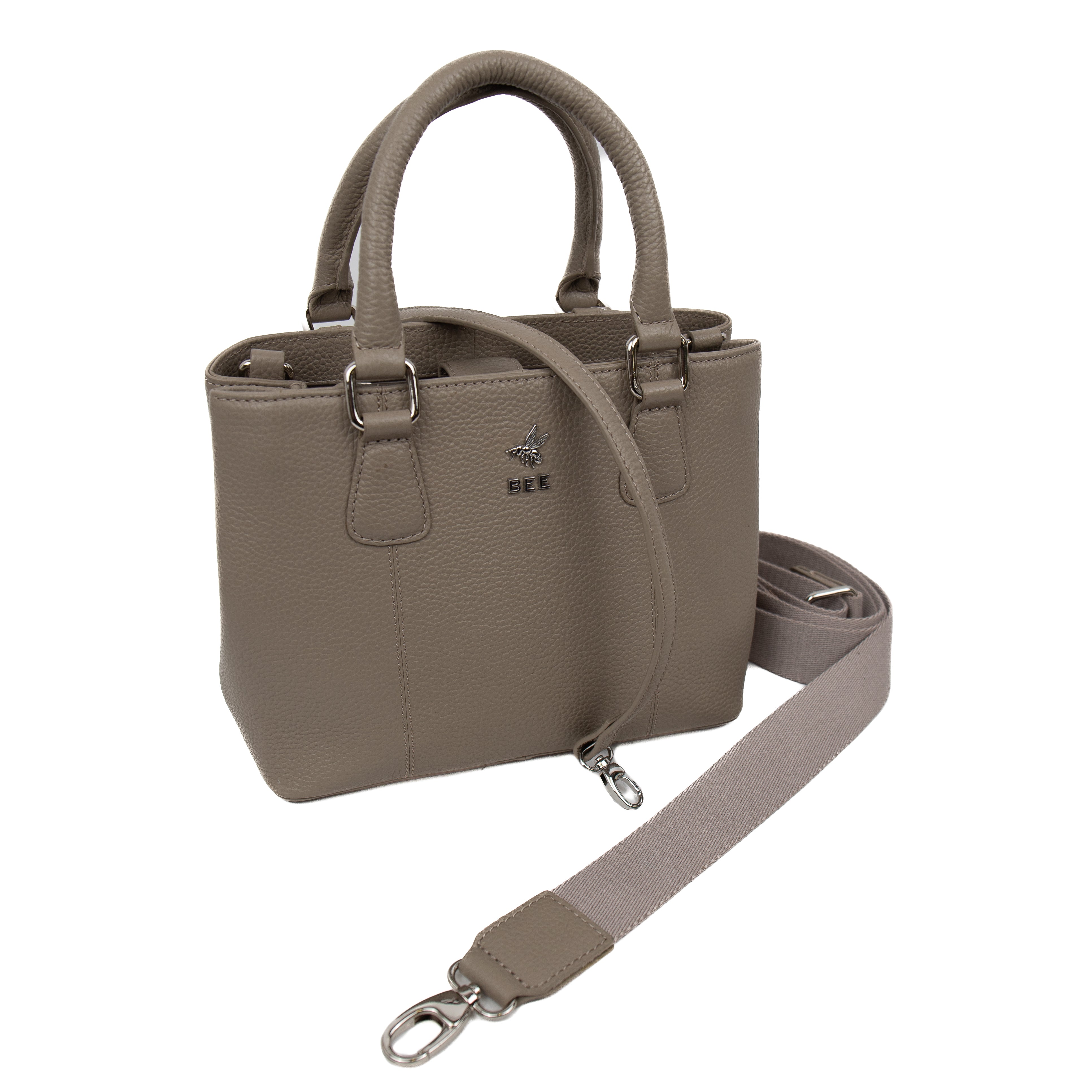 Hand/shoulder bag 'Kate' Silver Mink