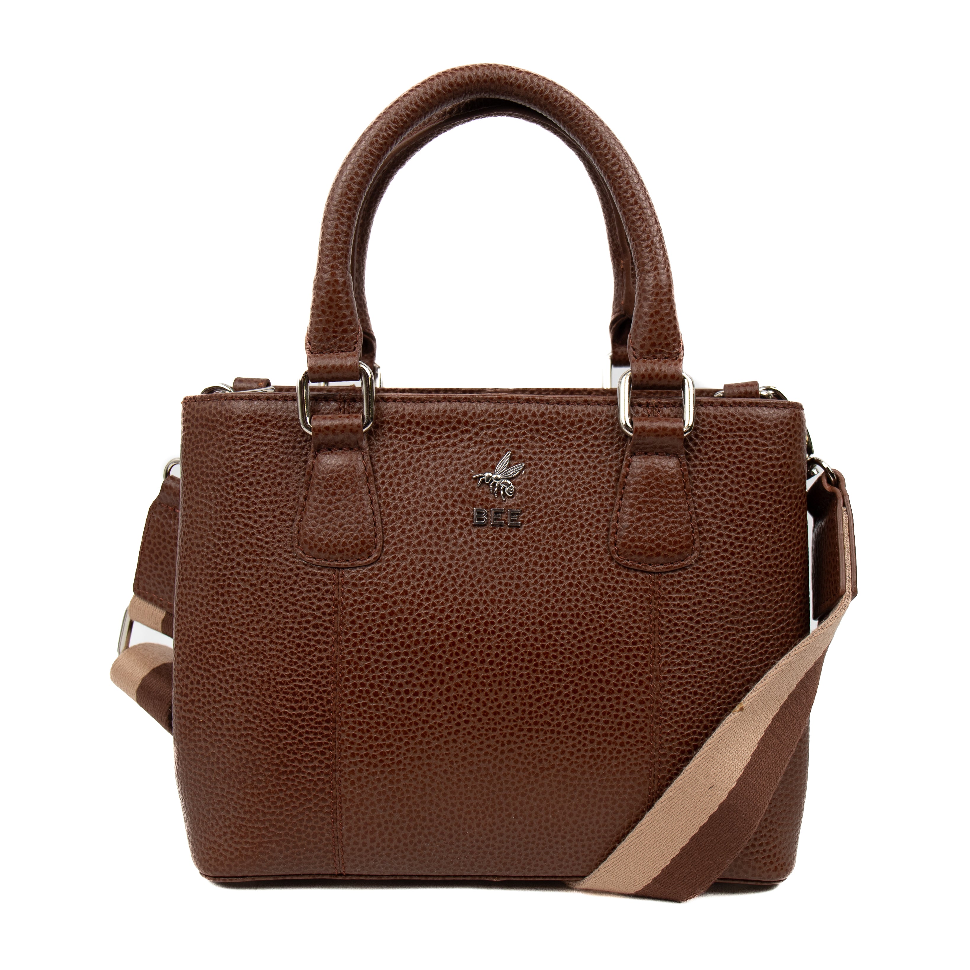 Hand/shoulder bag 'Kate' Tipping Tan