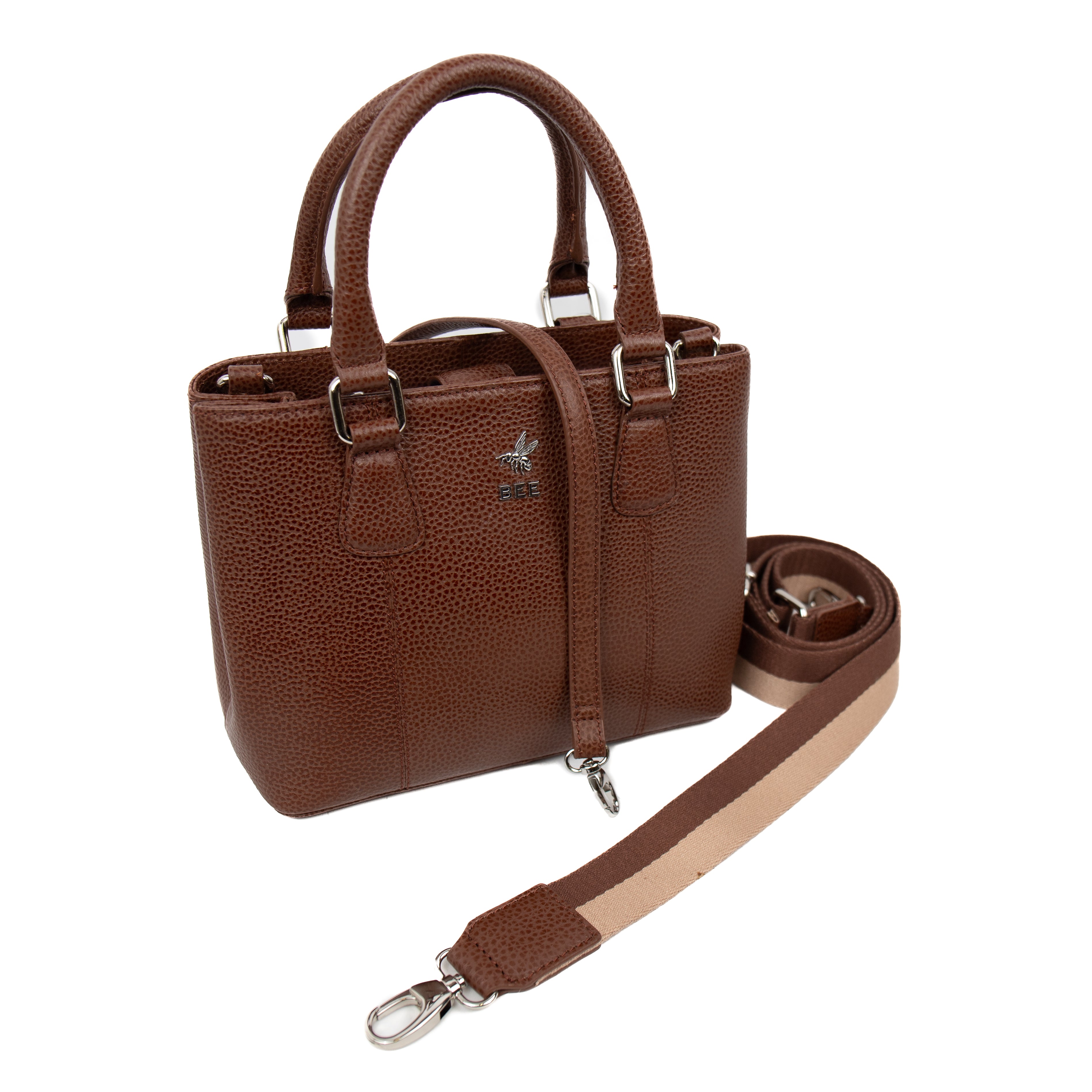 Hand/shoulder bag 'Kate' Tipping Tan