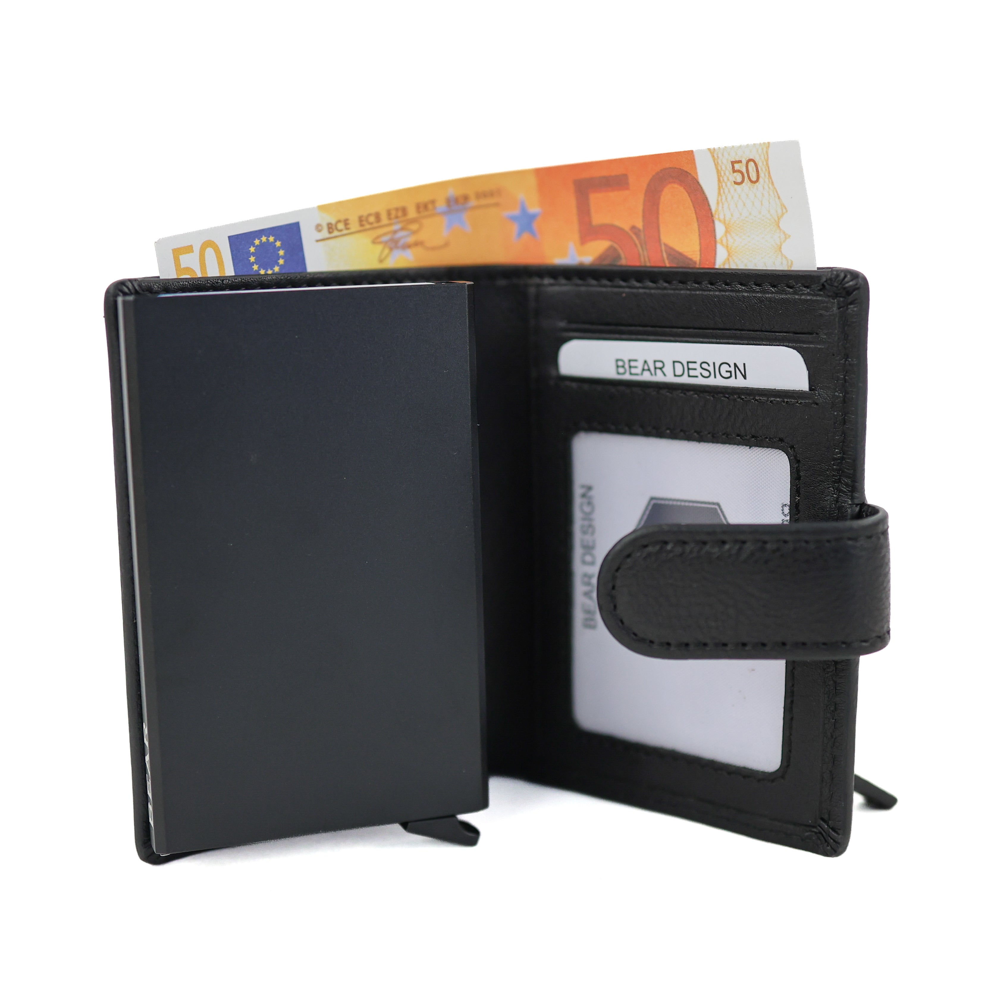 Luxe RFID Pasjeshouder 'Pietro' zwart