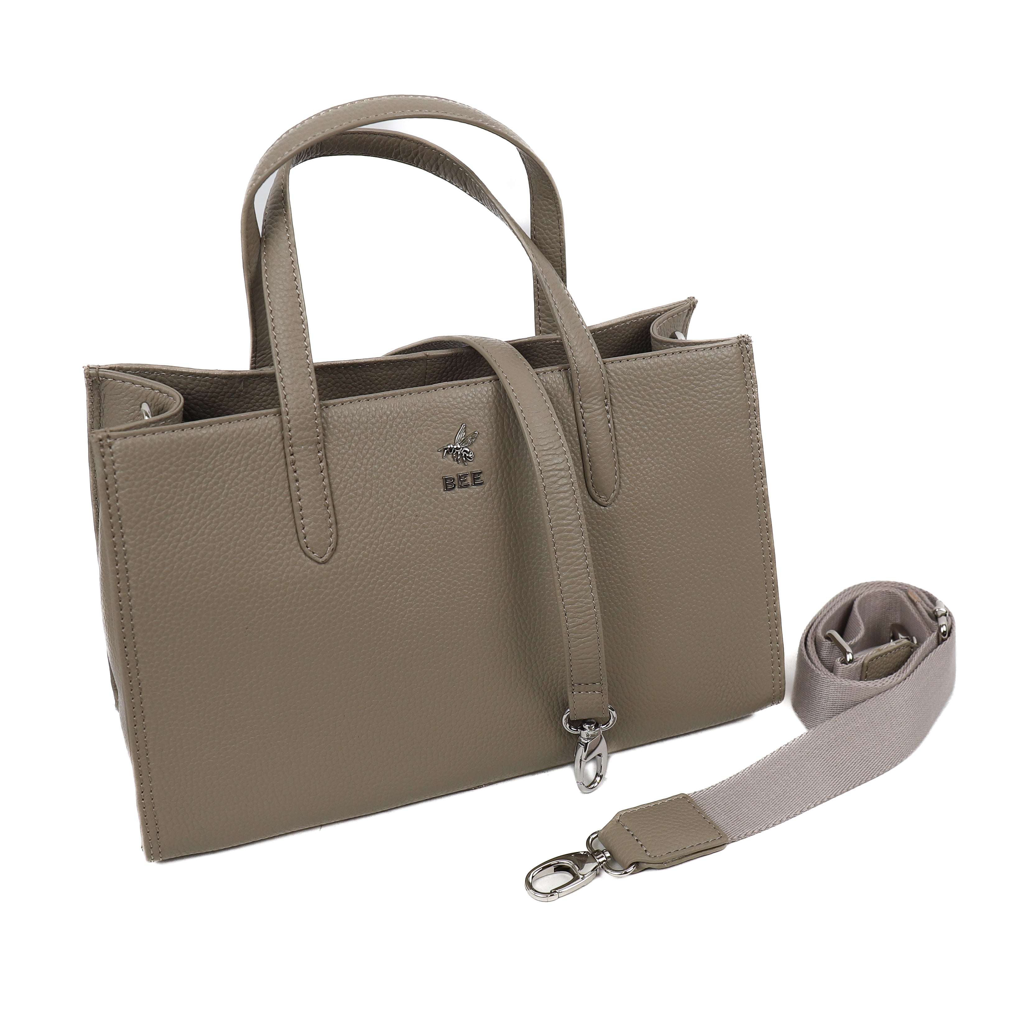 Hand-/schoudertasje 'Emily' Silver Mink