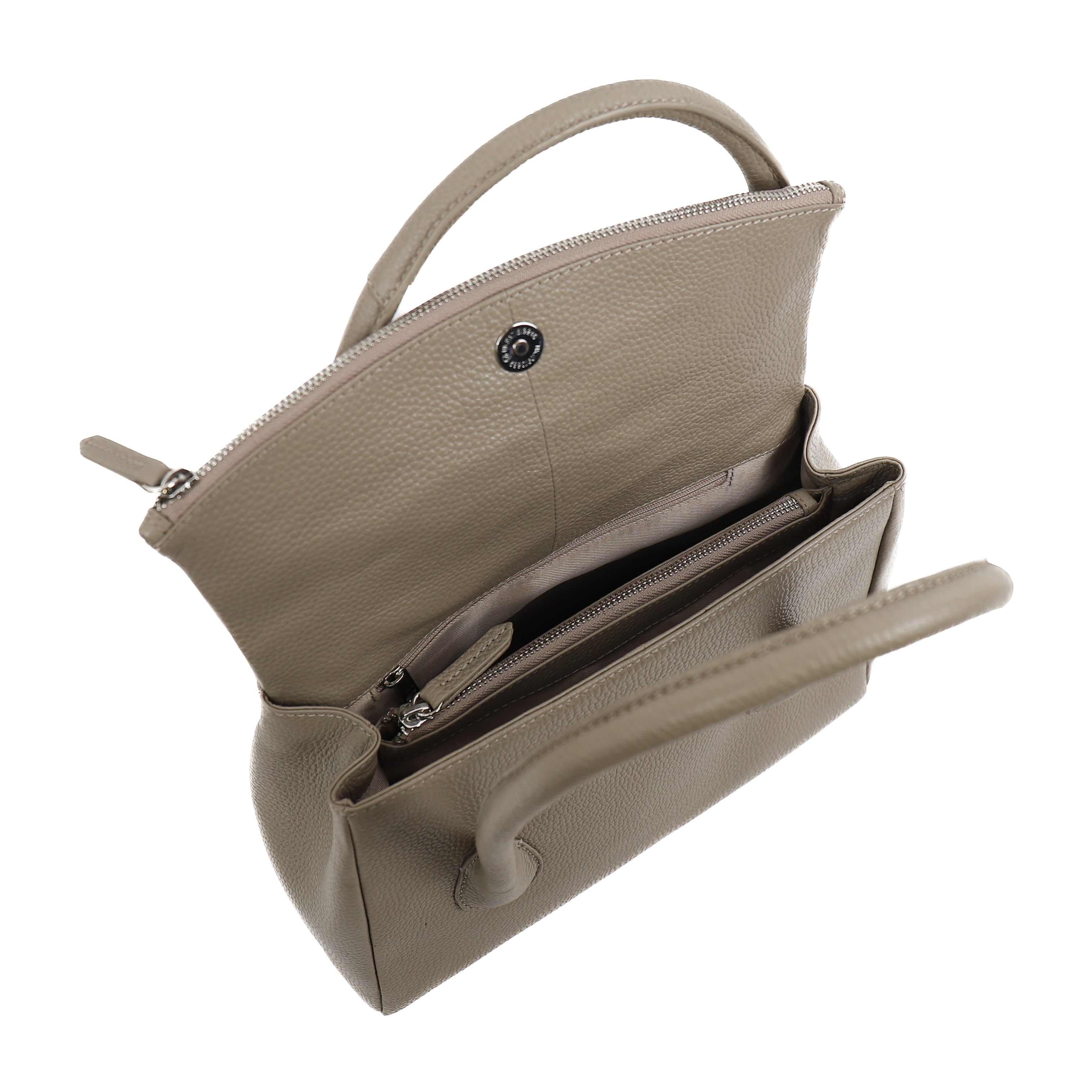 Handbag 'Phoebe' Silver Mink