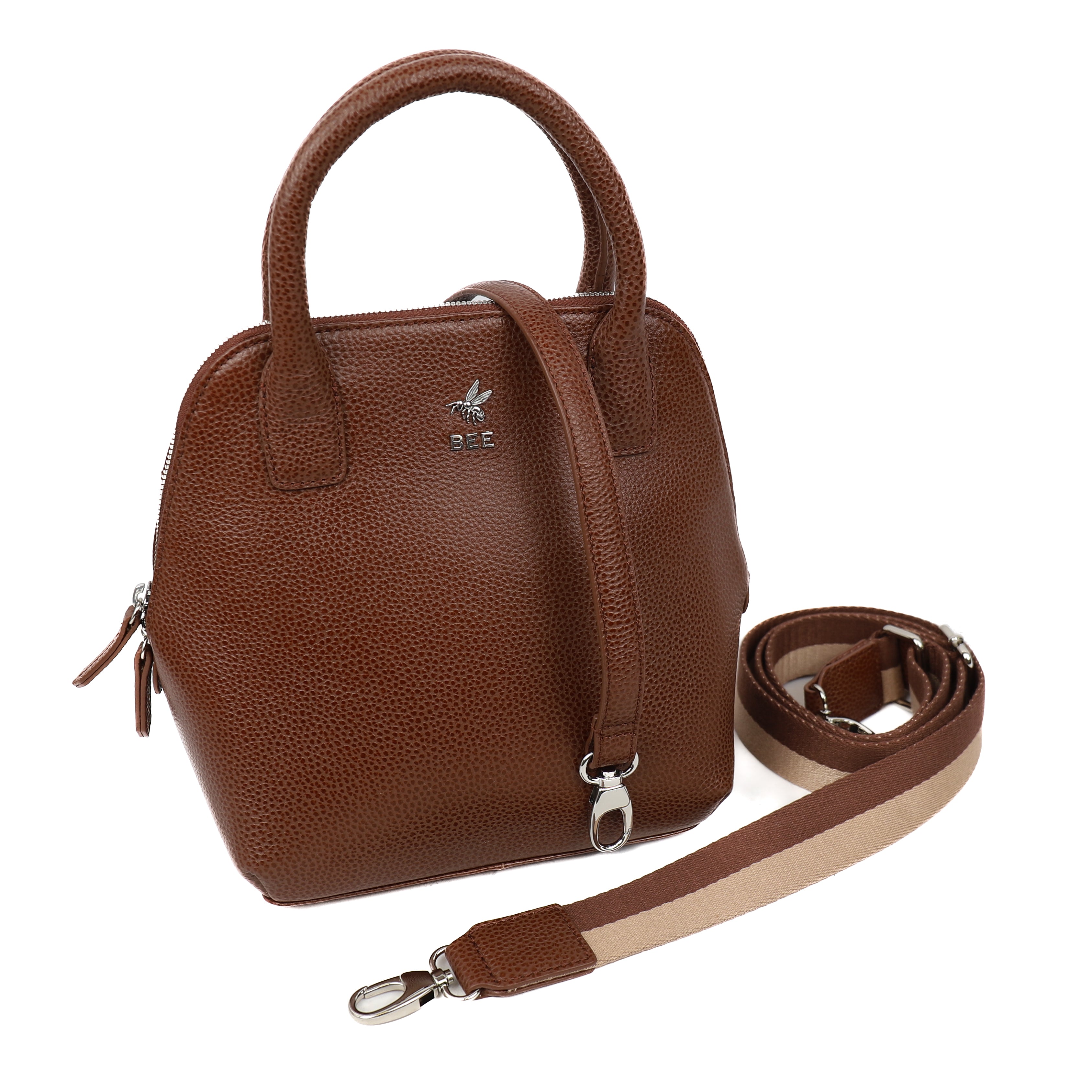 Hand/shoulder bag 'Isla' Tipping Tan