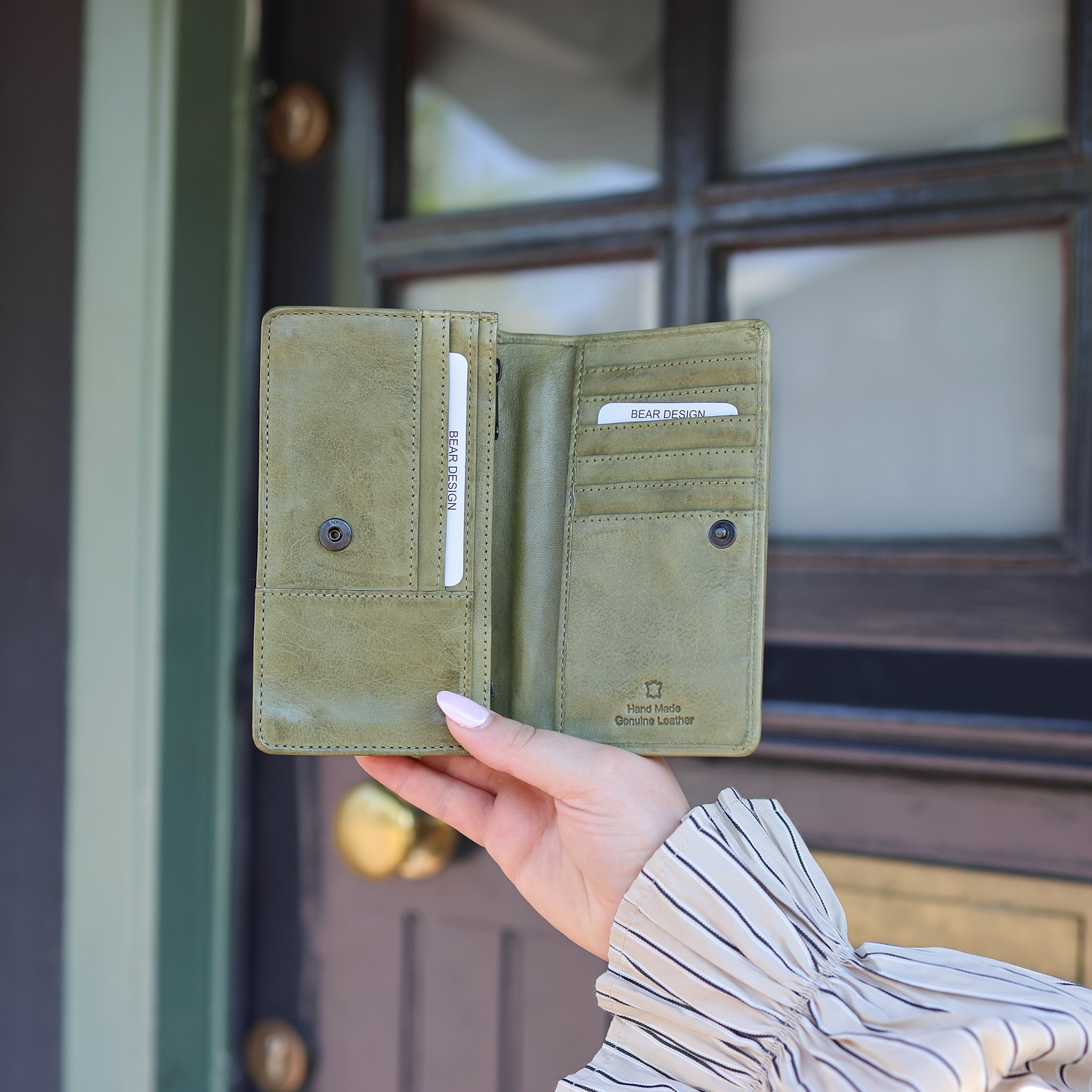 Wrap wallet 'Emma' jeans