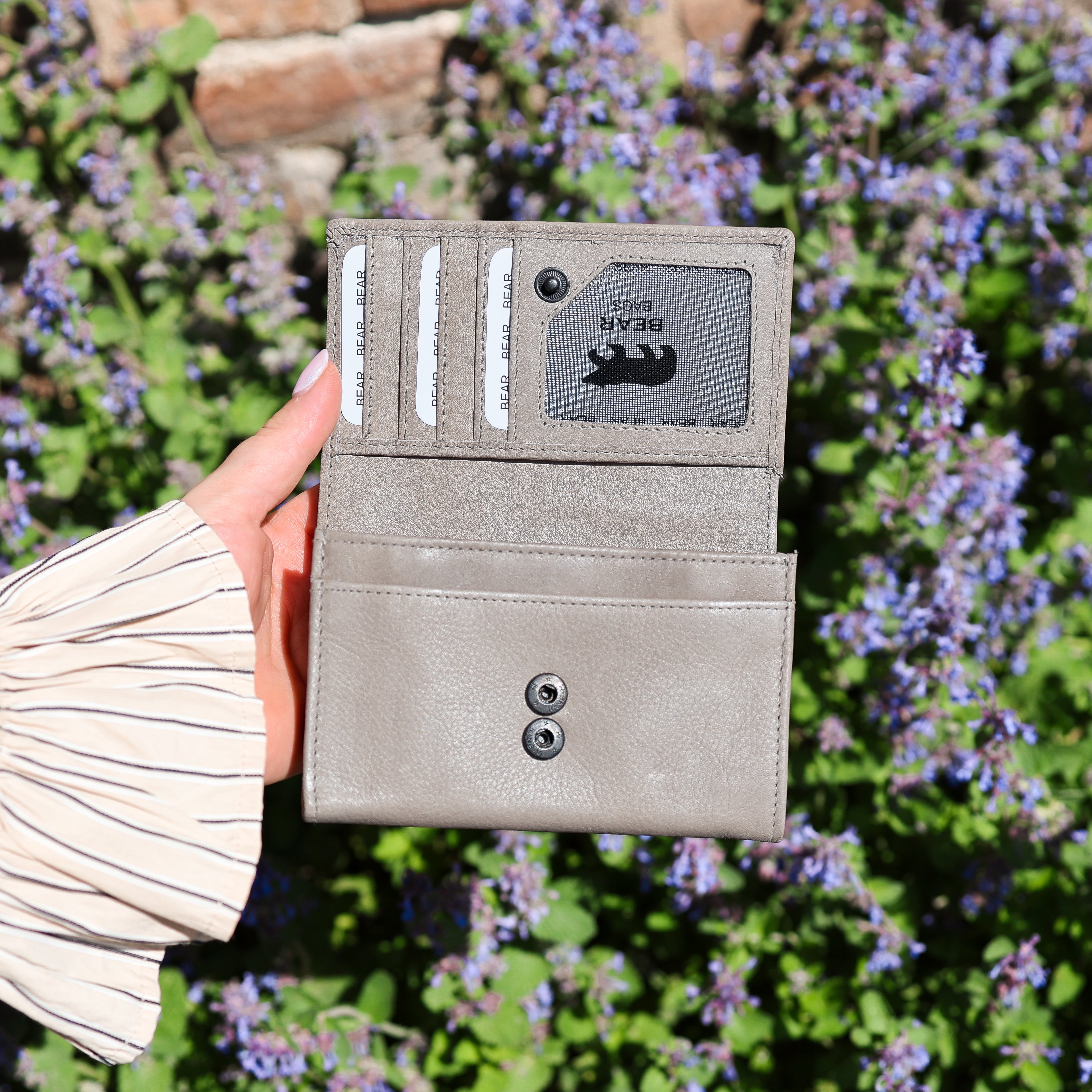 Wrap wallet 'Sweety' dark brown