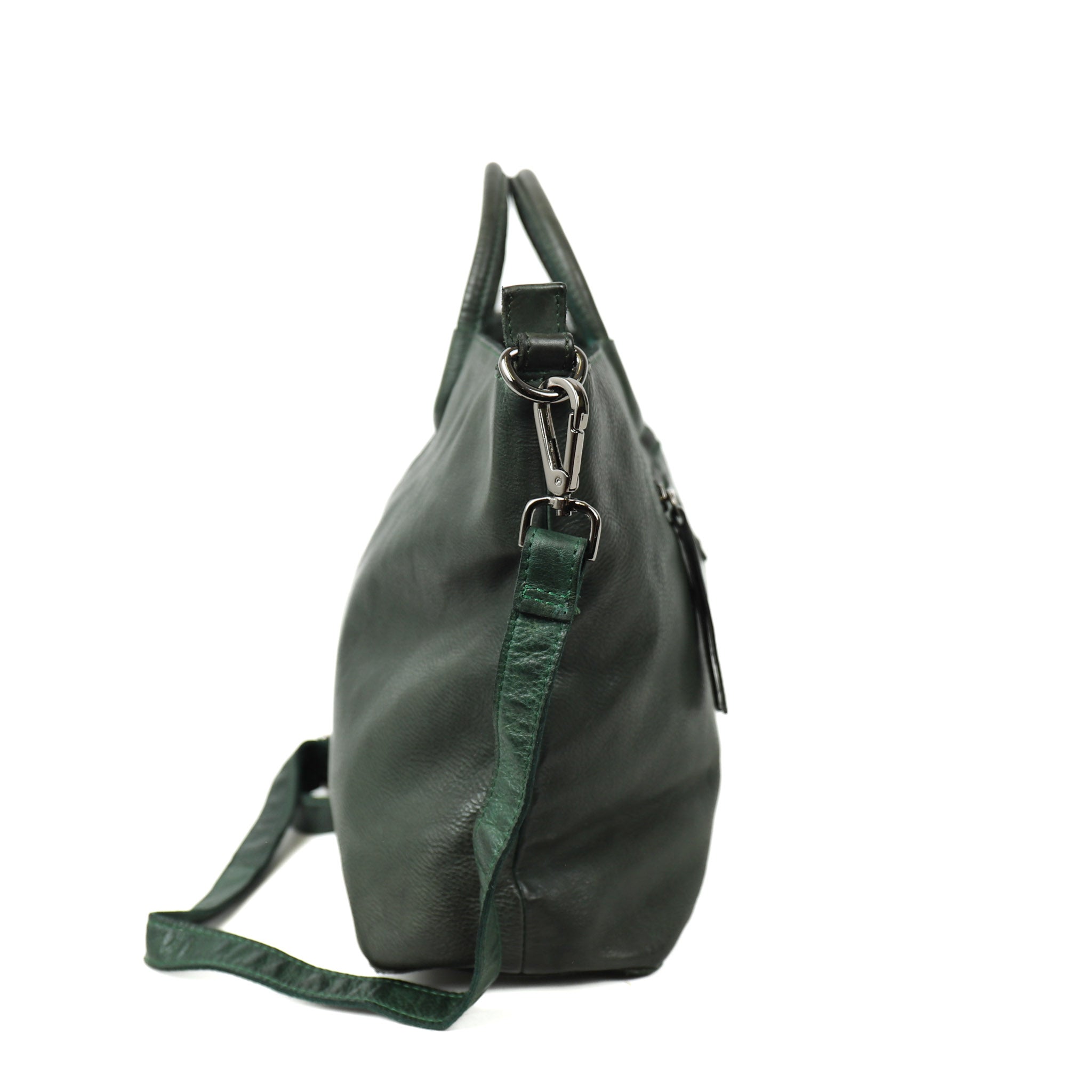 Hand/shoulder bag 'Jasmine' L green