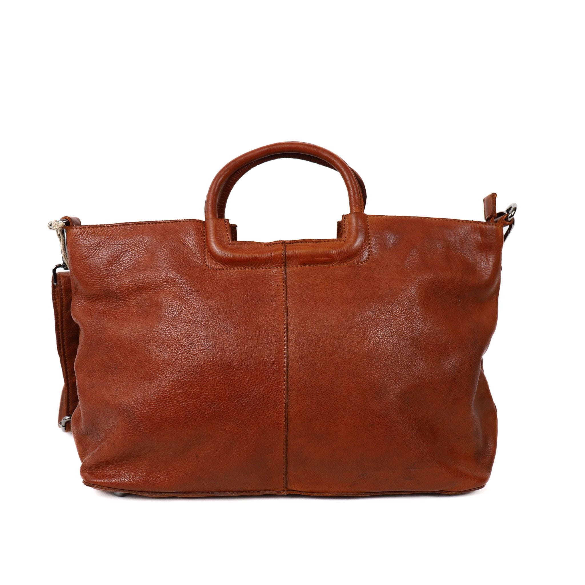 Hand-/schoudertas 'Jasmijn' L cognac