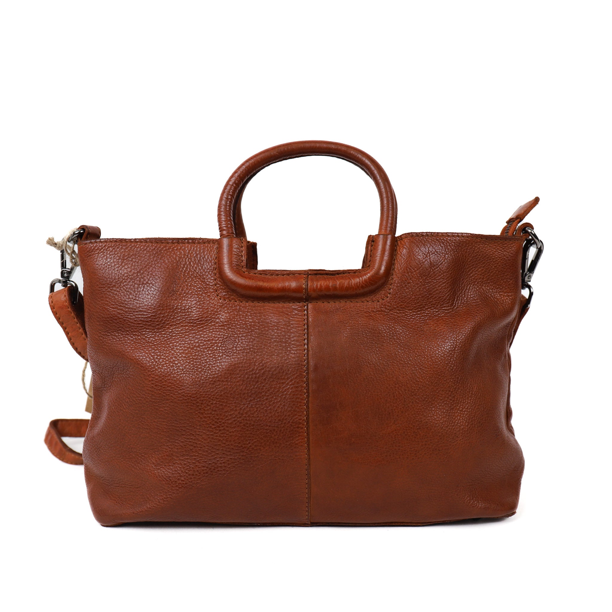Hand-/schoudertasje 'Jasmijn' M cognac