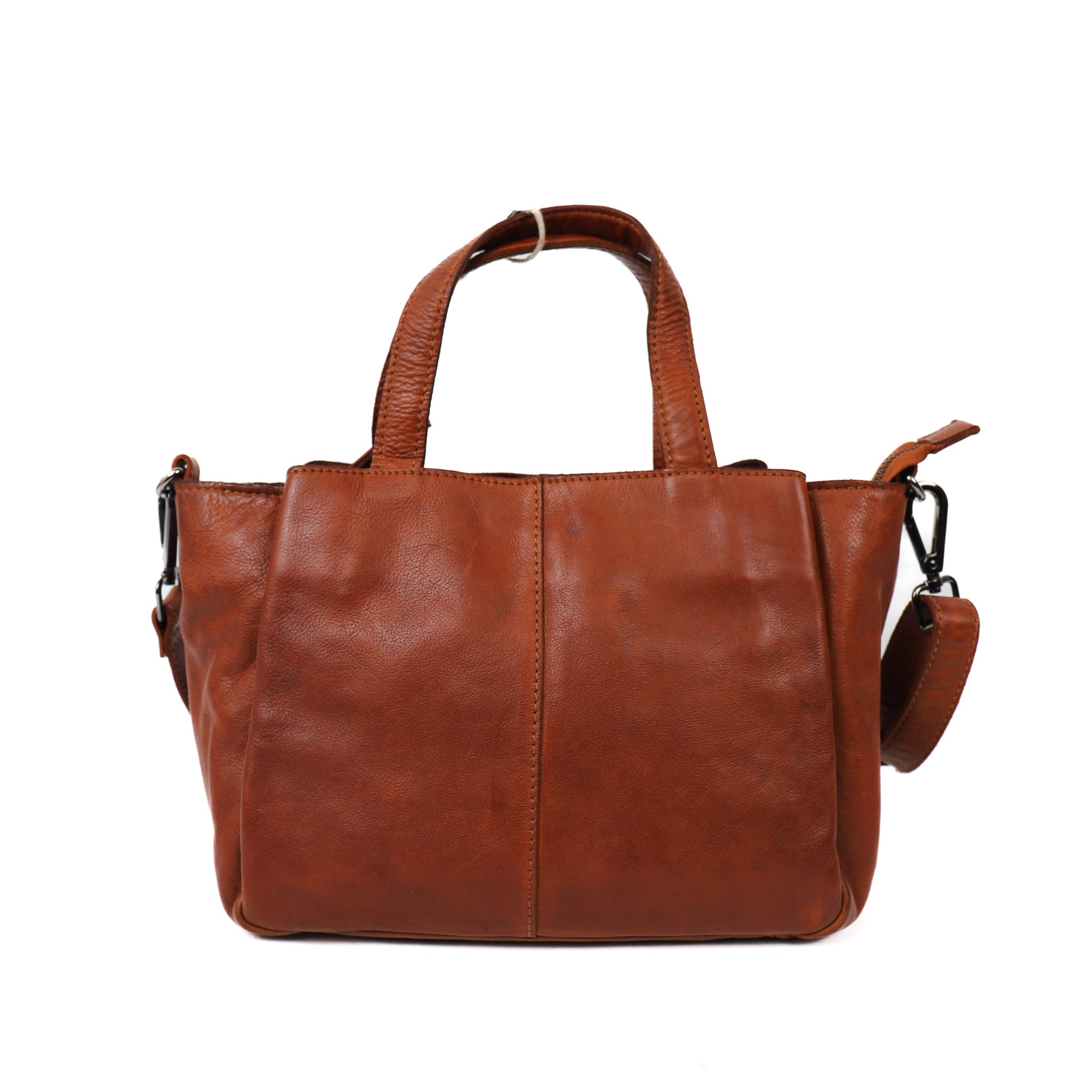 Hand/shoulder bag 'Marie' cognac