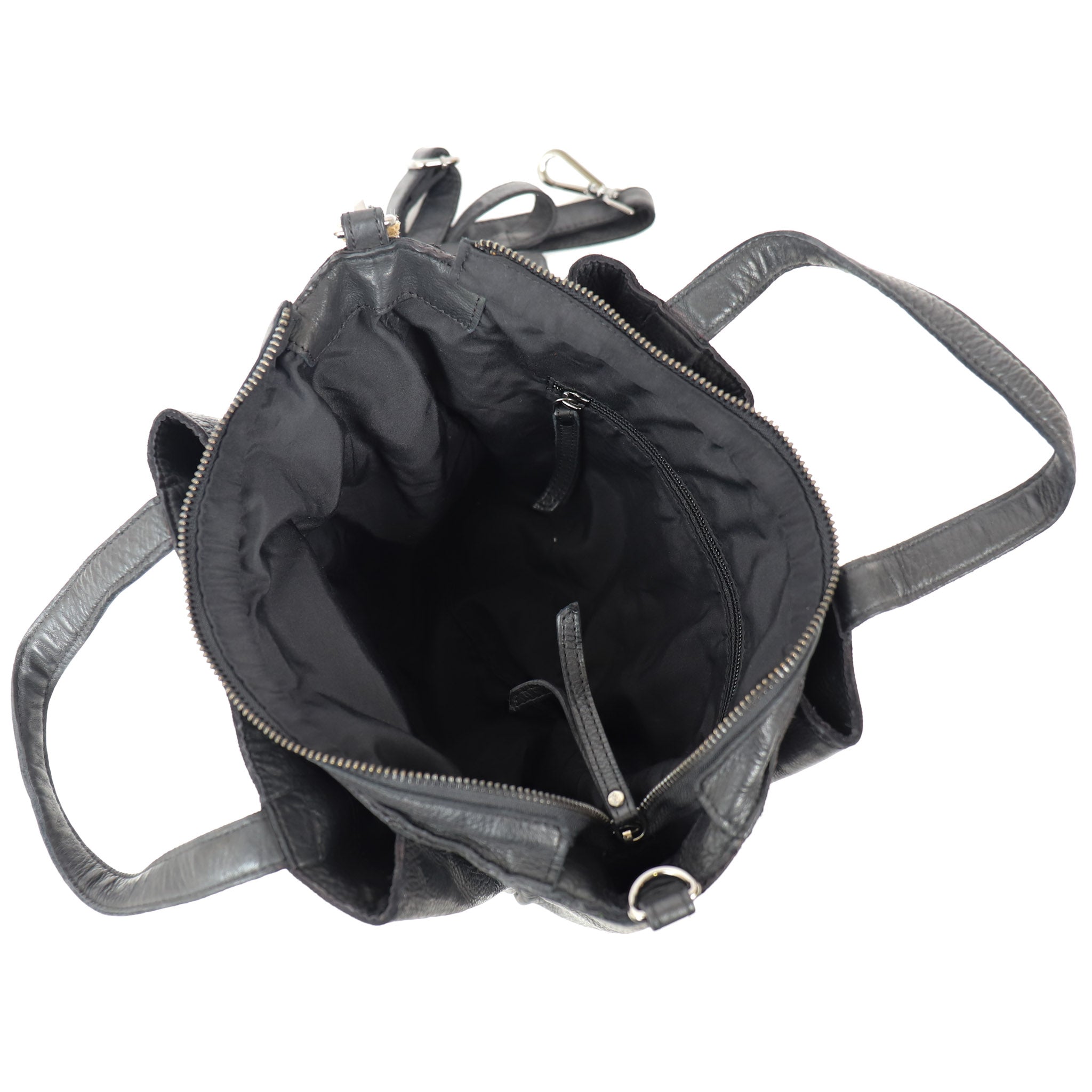 Hand/shoulder bag 'Marie' black