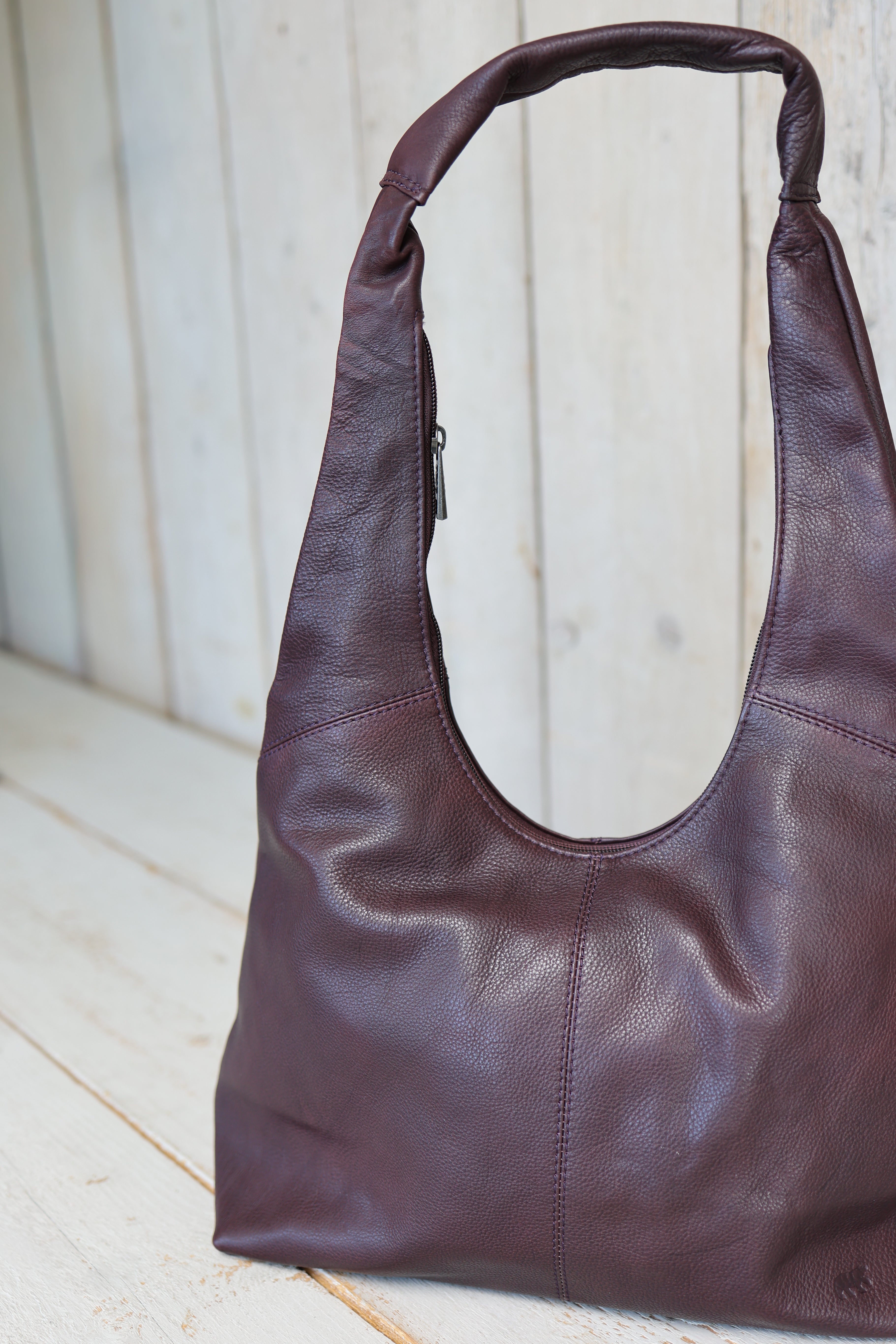 Shopper/buideltas 'Pauline' bordeaux