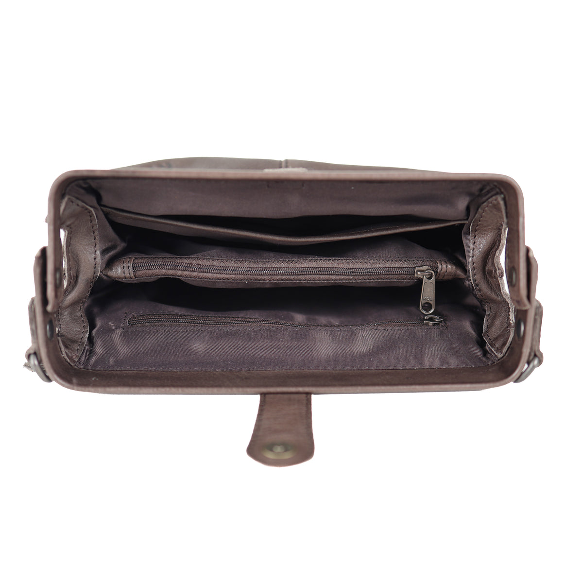 Clutch/dokterstasje 'Rio' chocolate