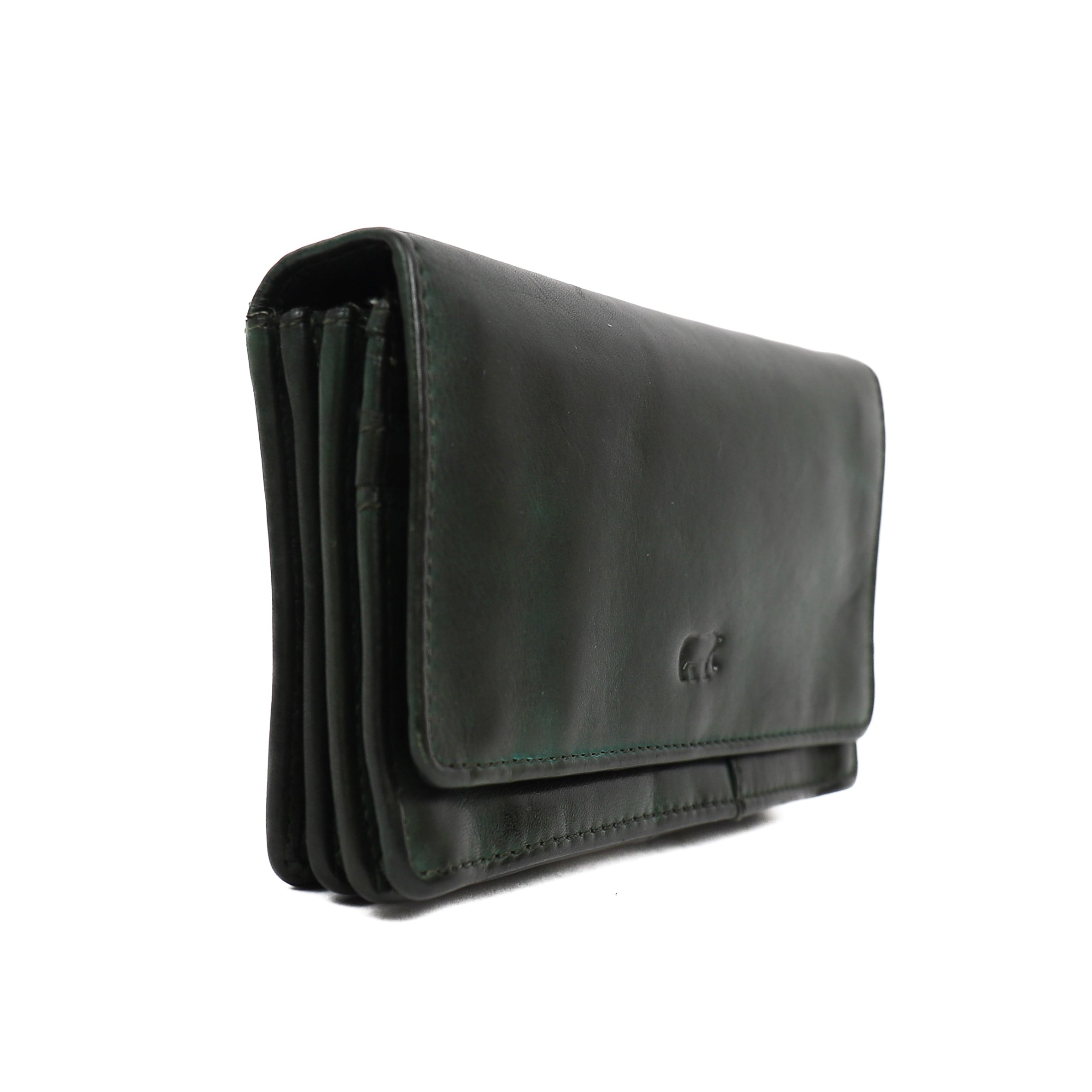 Overslag portemonnee 'Emma' groen