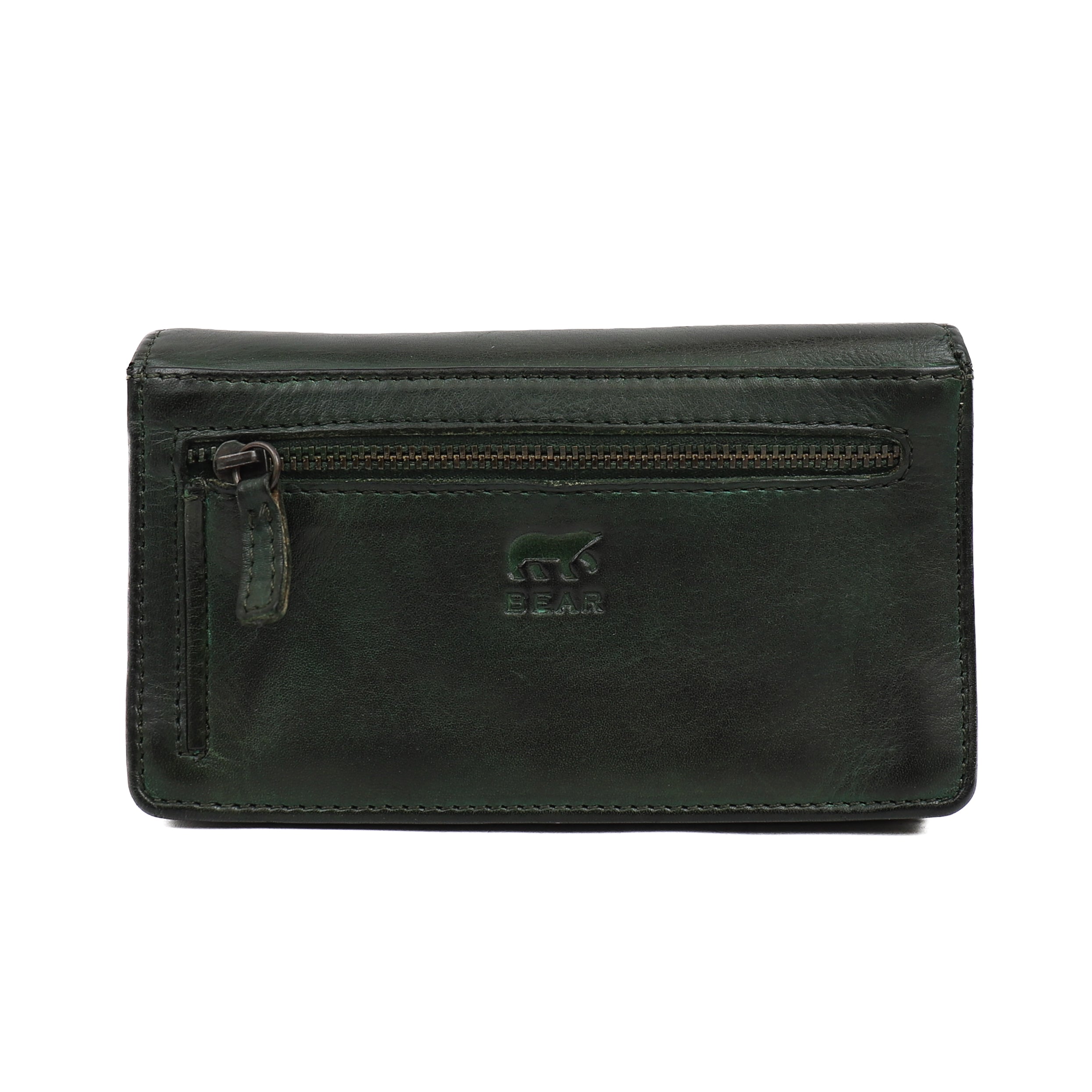 Overslag portemonnee 'Emma' groen