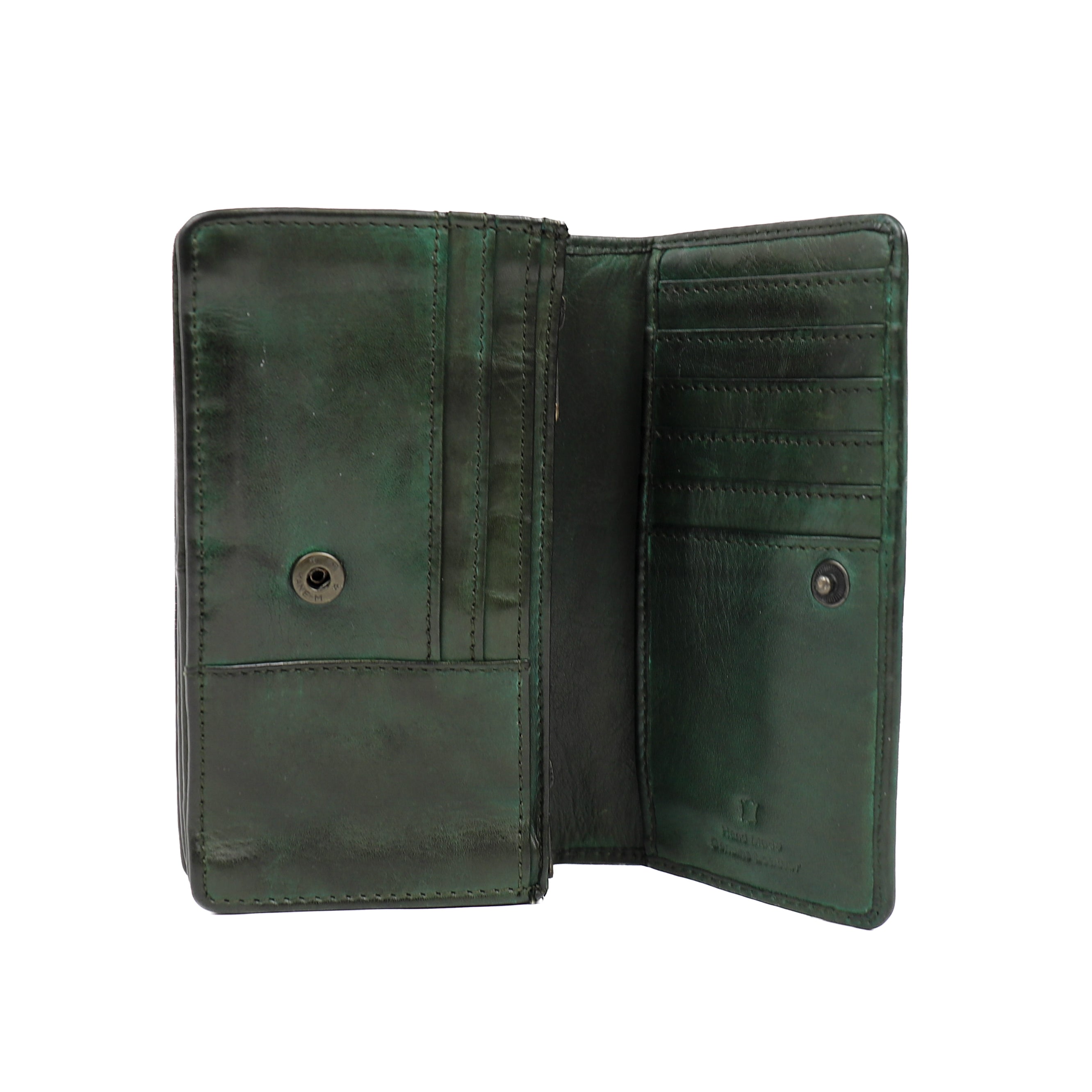 Overslag portemonnee 'Emma' groen