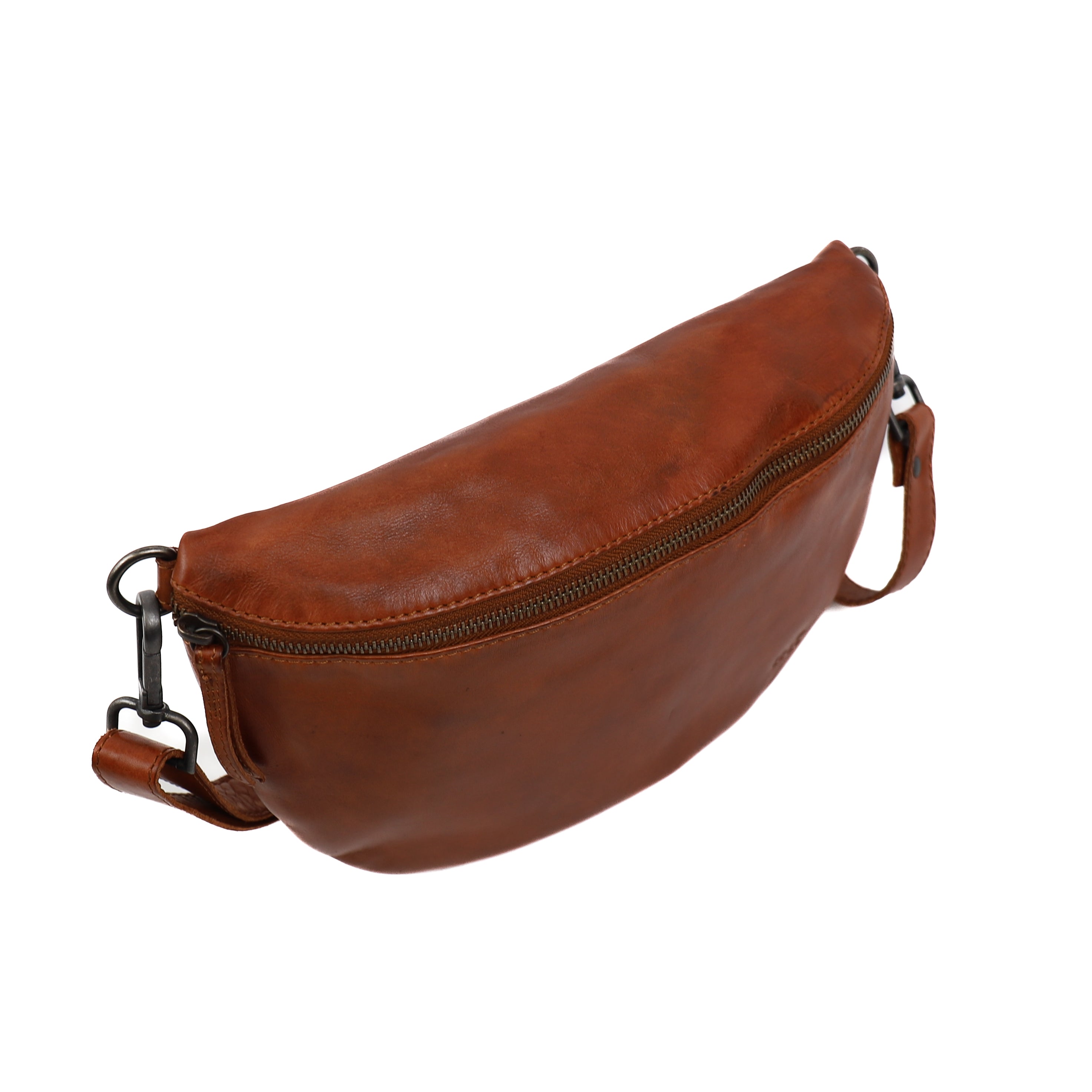 Crossbody/heuptas 'Maiky' cognac