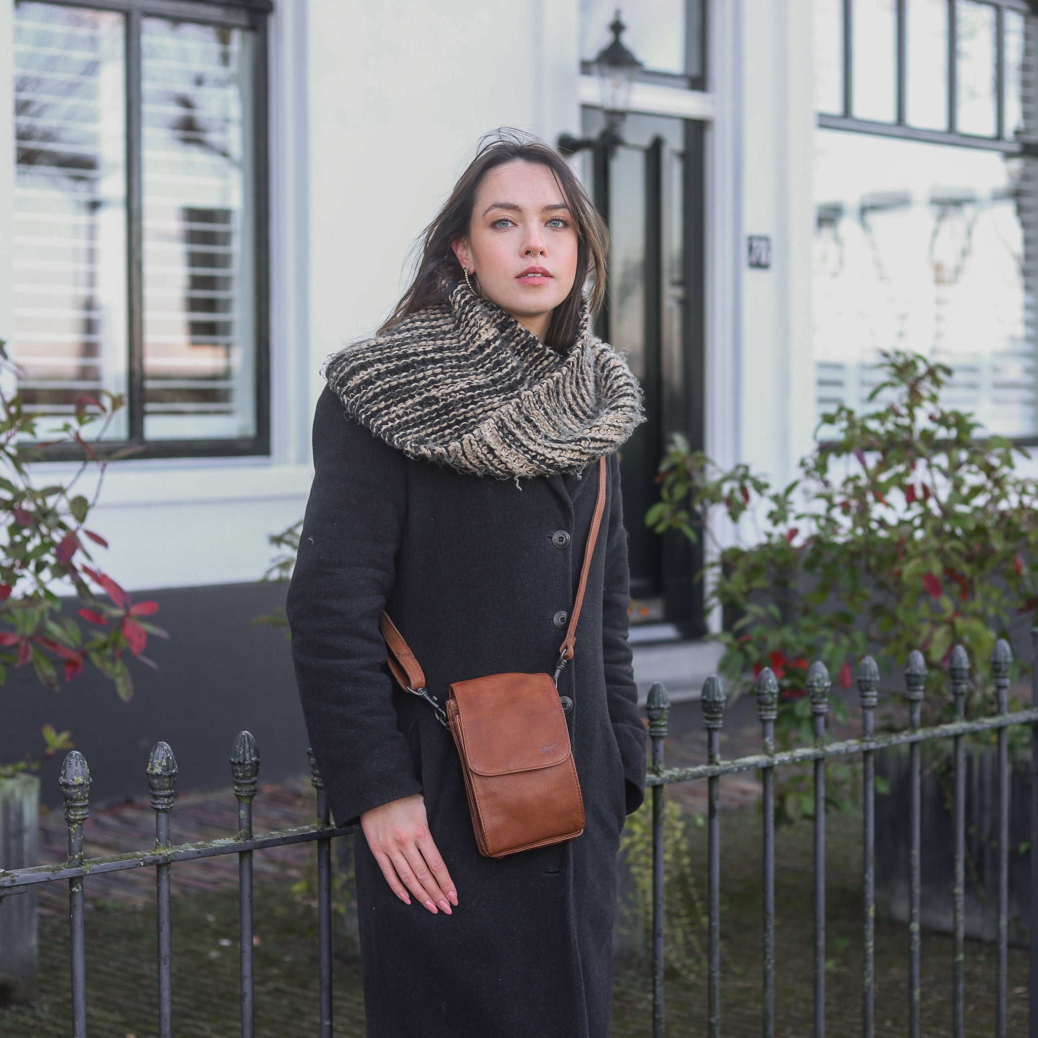 Schoudertasje 'Robbie' 2.0 navy