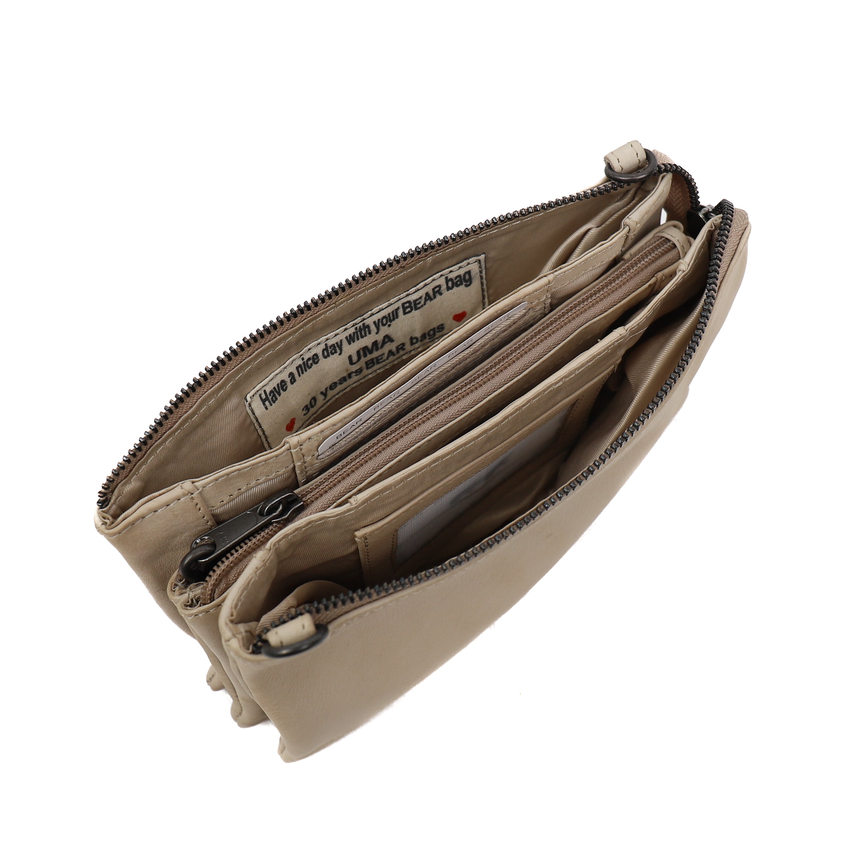 Wallet bag 'Uma' feather