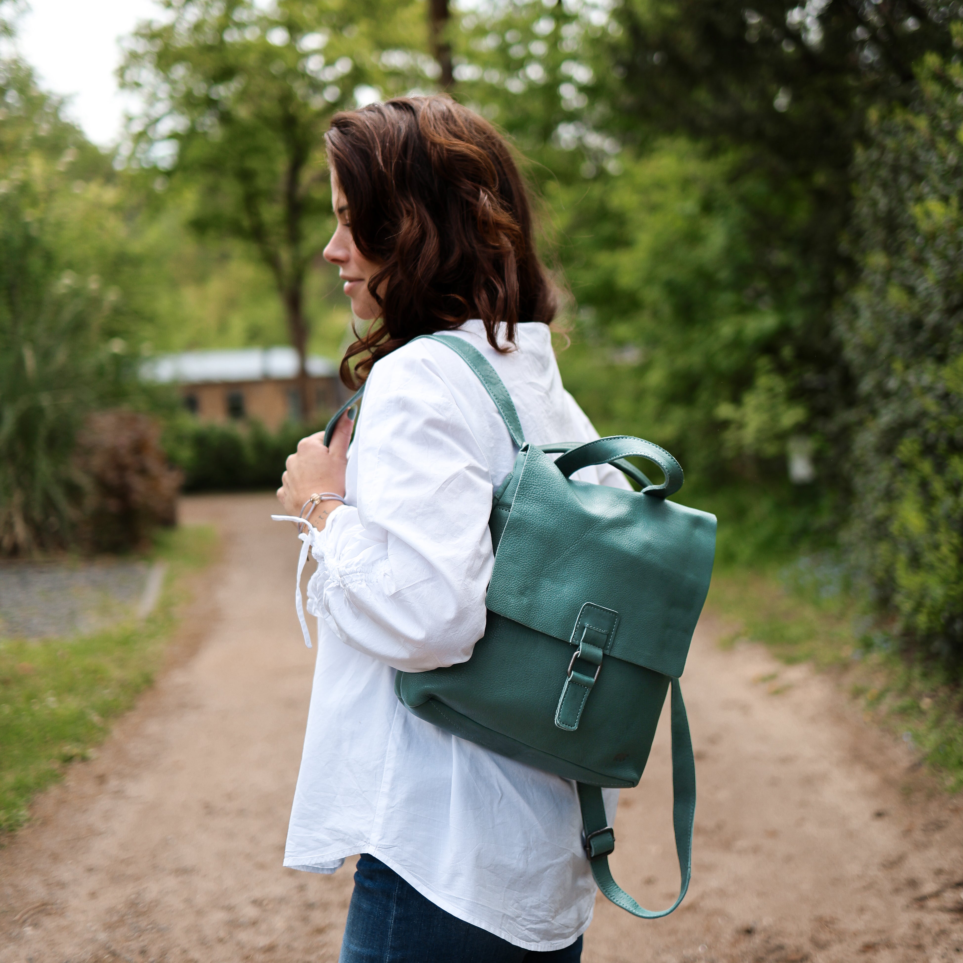 Backpack/shoulderbag 'Jesse' aqua