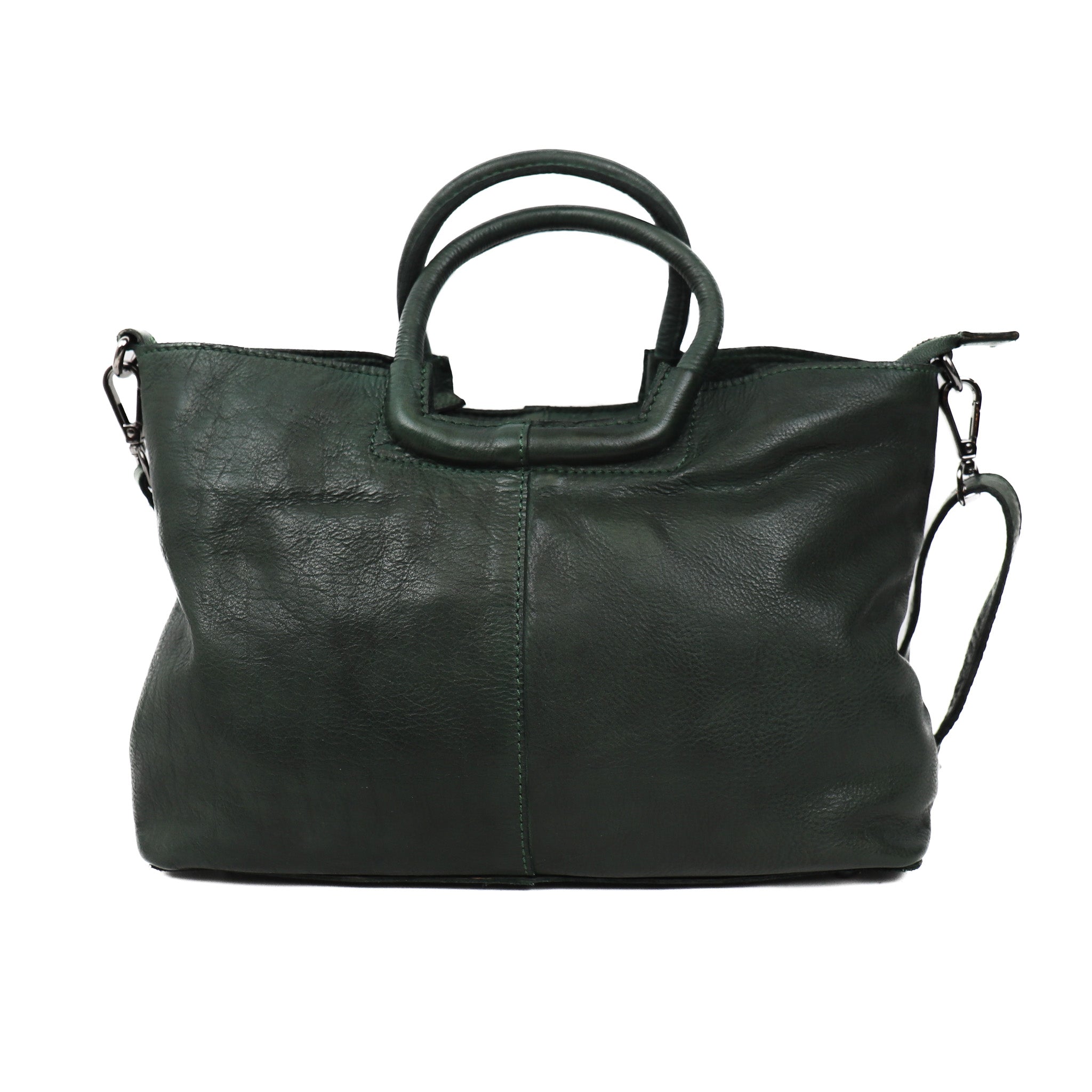 Hand/shoulder bag 'Jasmine' M green