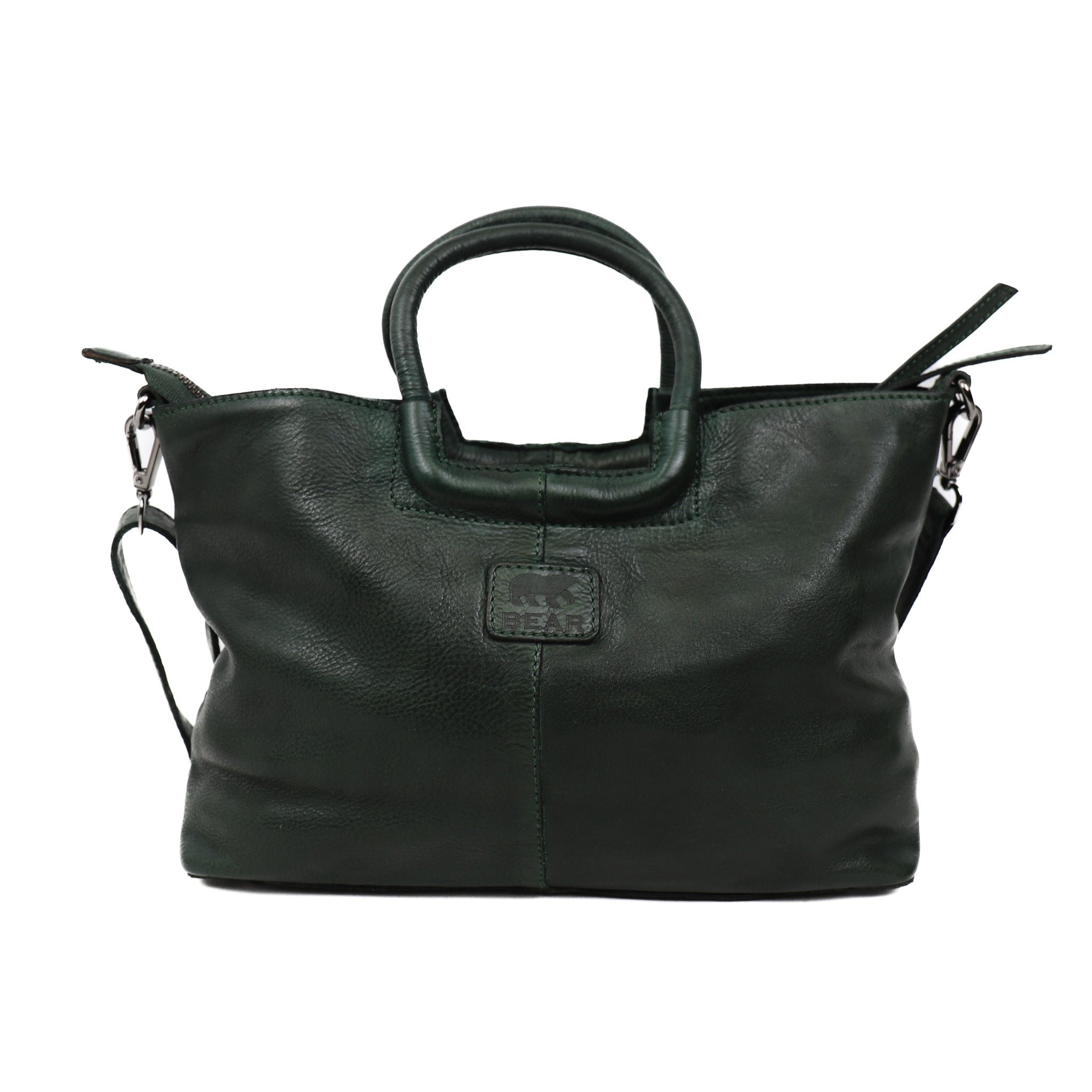 Hand/shoulder bag 'Jasmine' M green