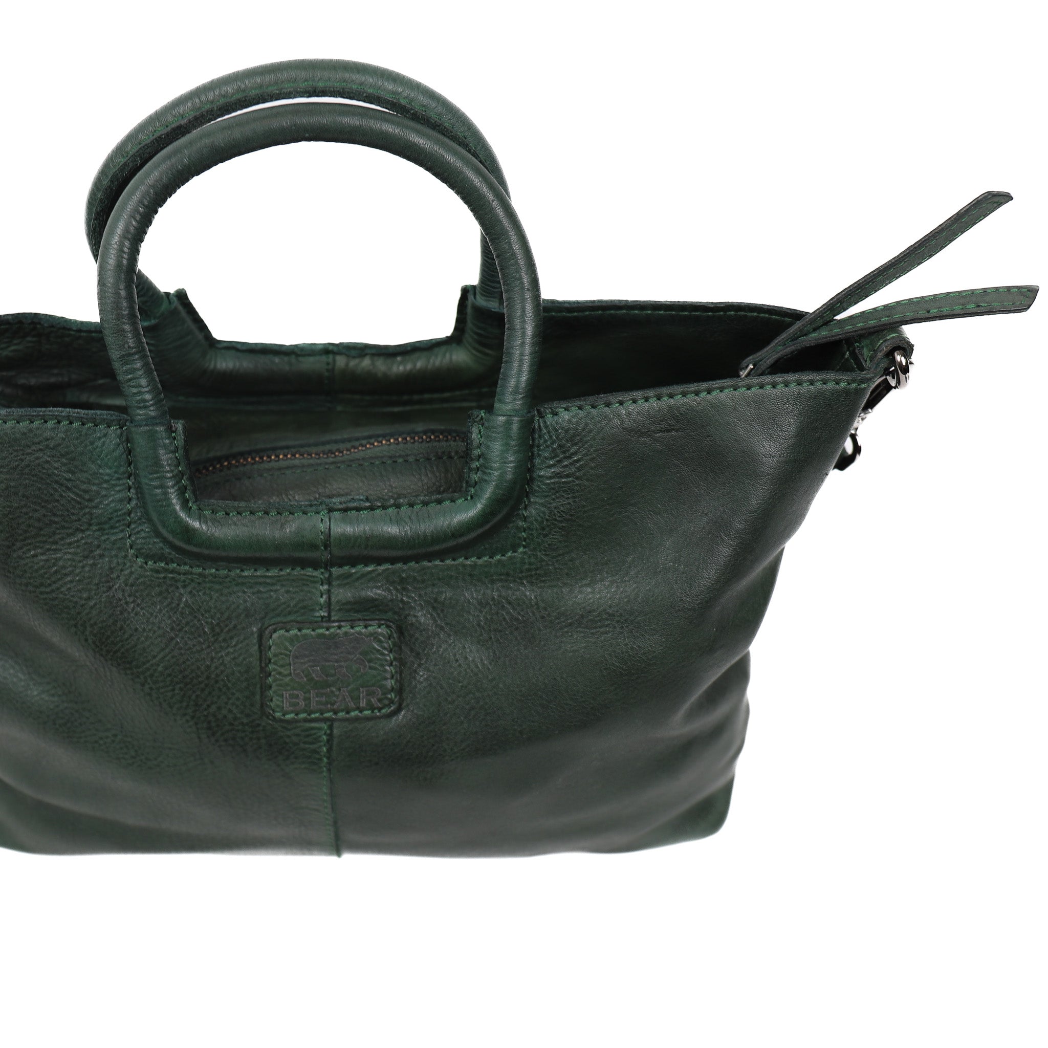 Hand/shoulder bag 'Jasmine' M green
