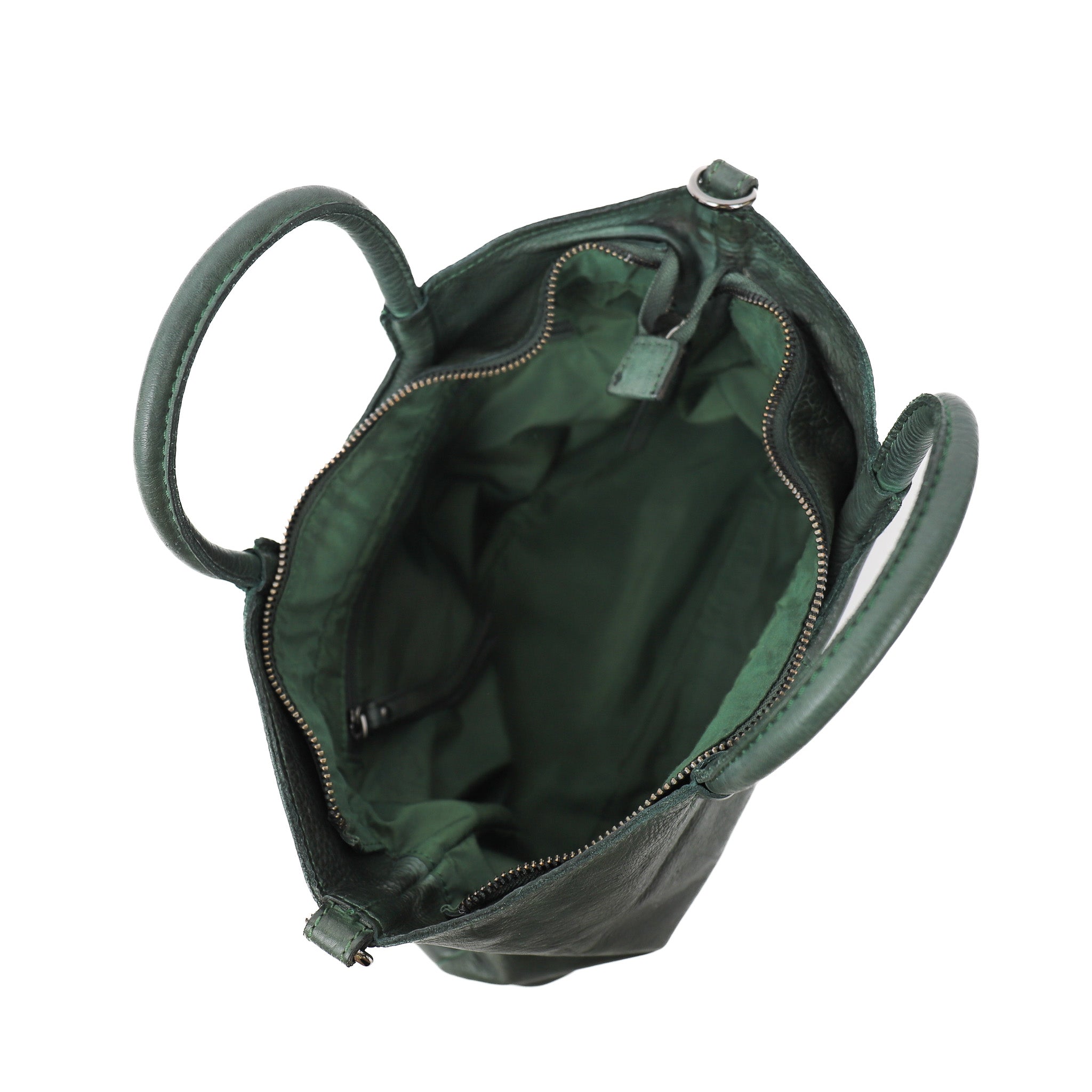 Hand/shoulder bag 'Jasmine' M green