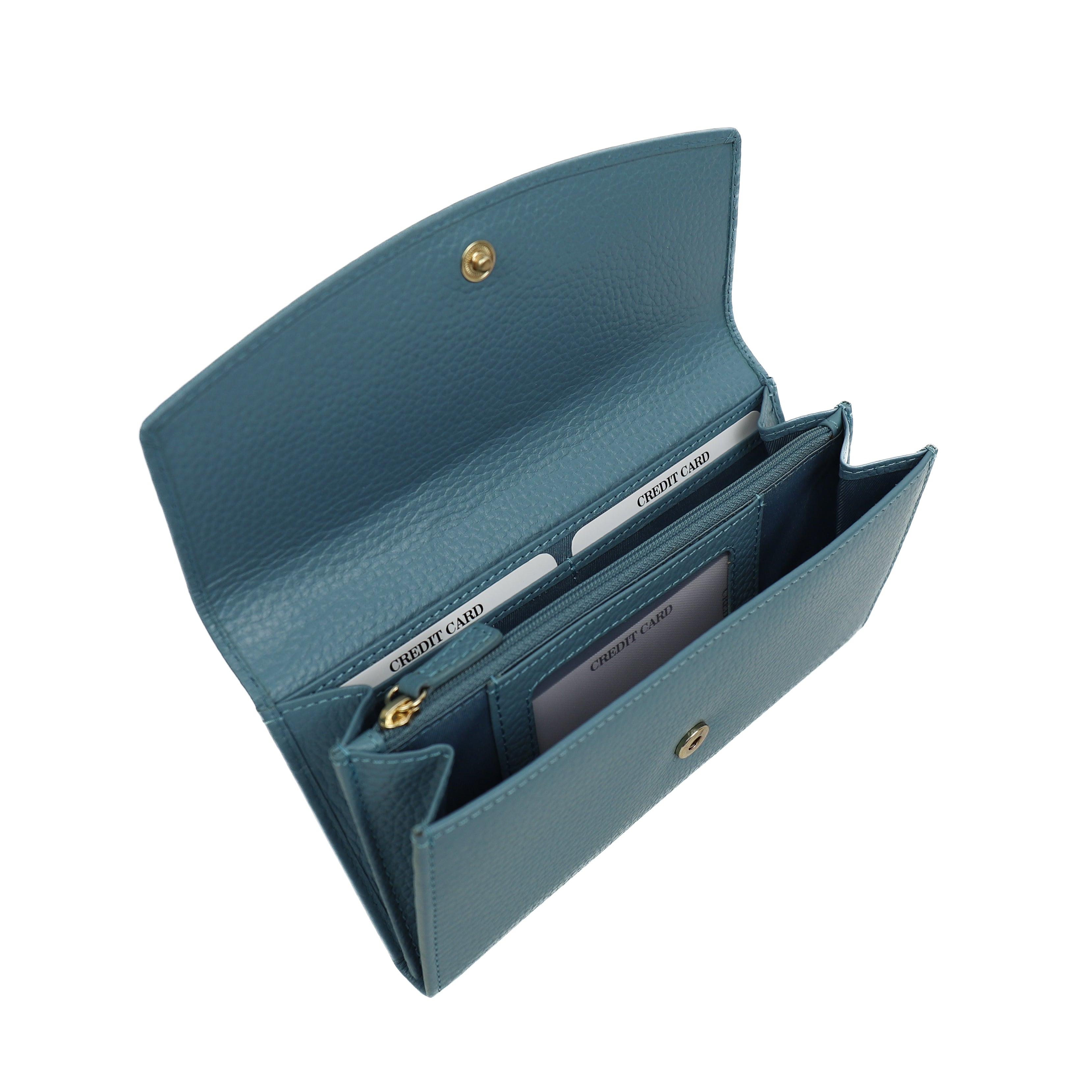 Wrap wallet 'Fem' Blue