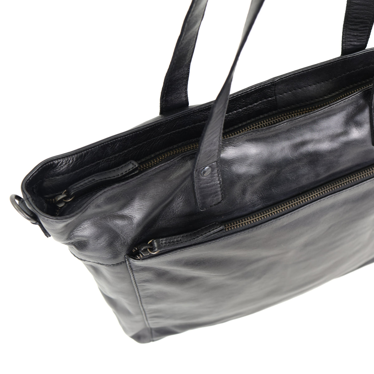 Shopper/laptoptas 14” 'Emilia' zwart