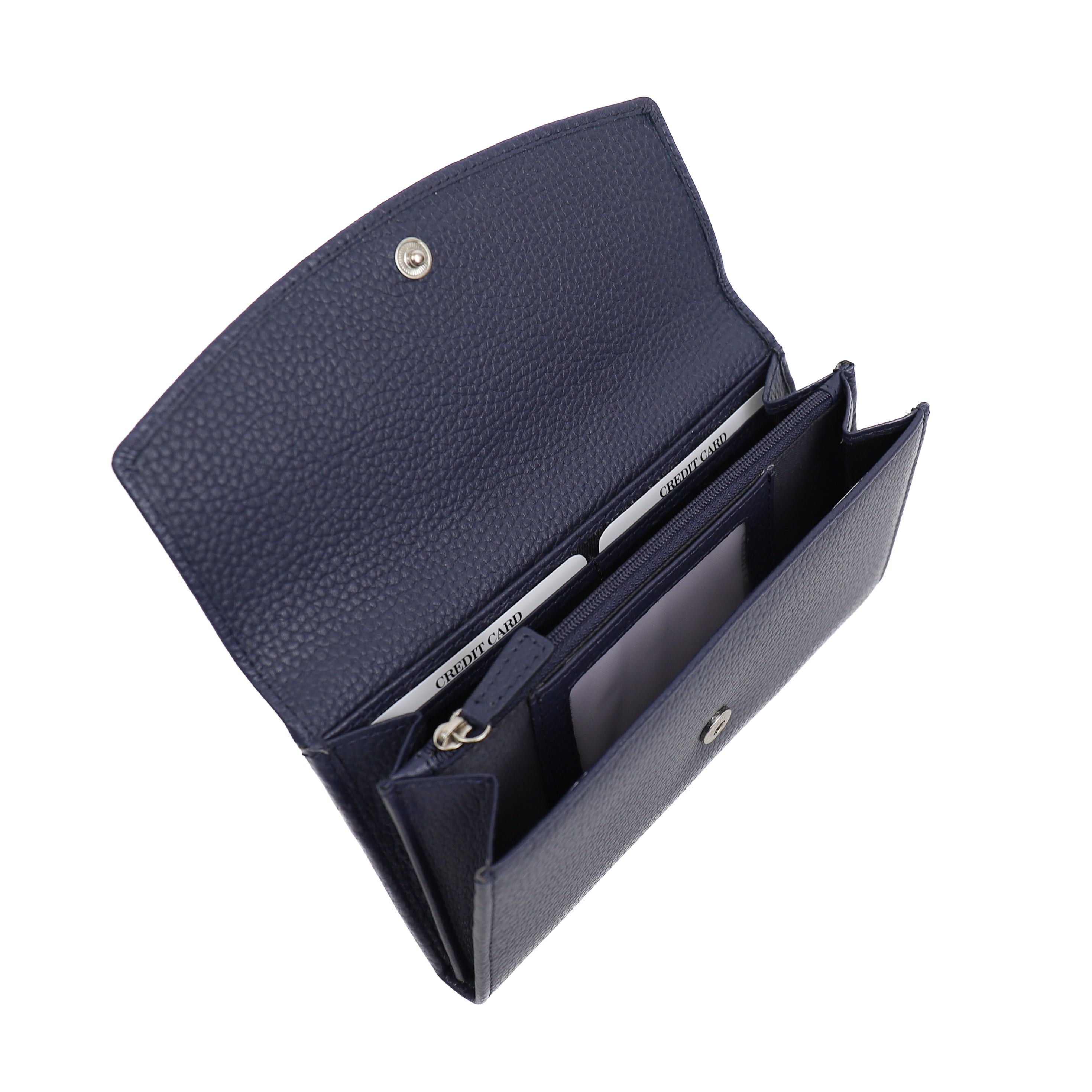 Overslag portemonnee 'Fem' Peacoat