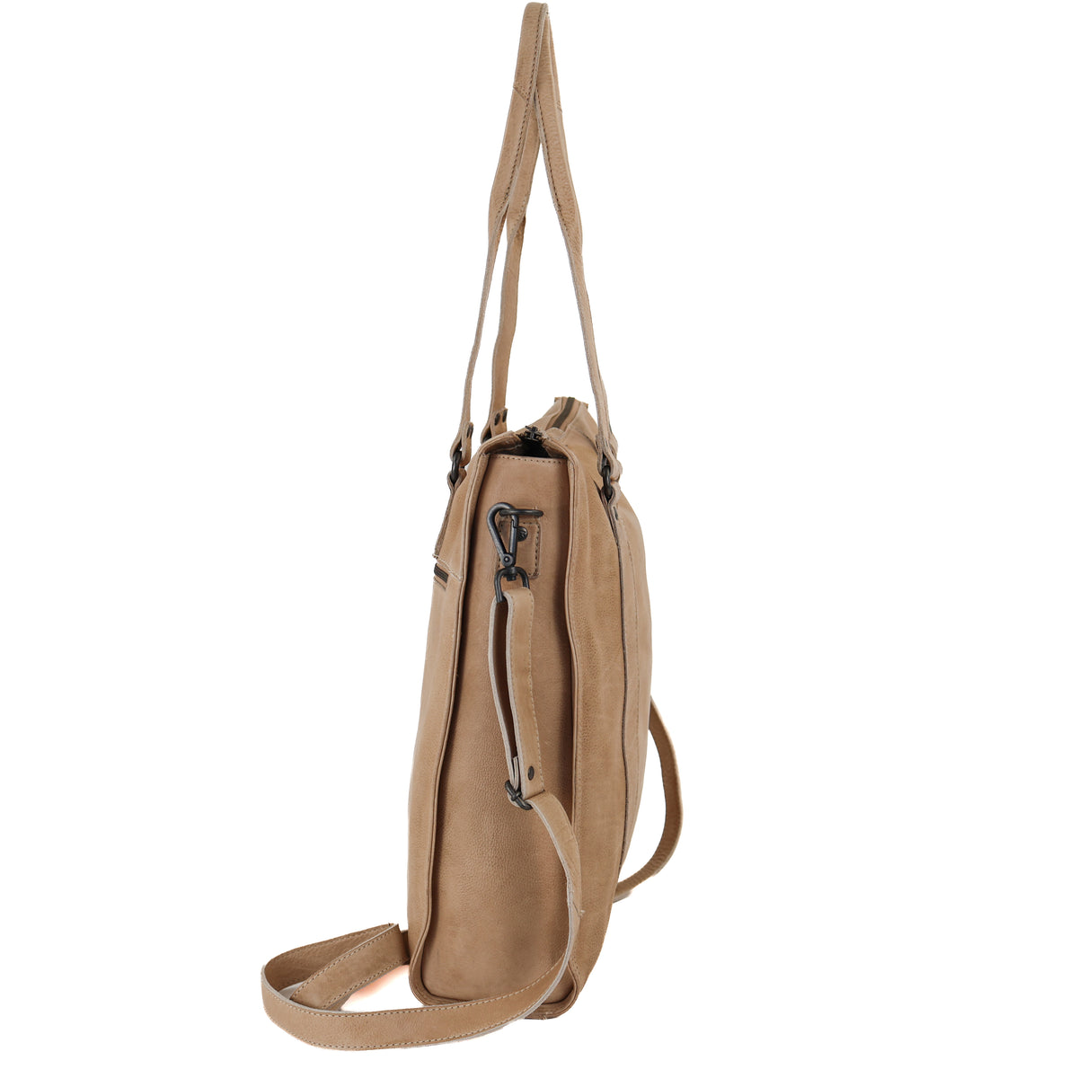 Hand-/schoudertas met laptopvak 15.6” 'Freya' beige