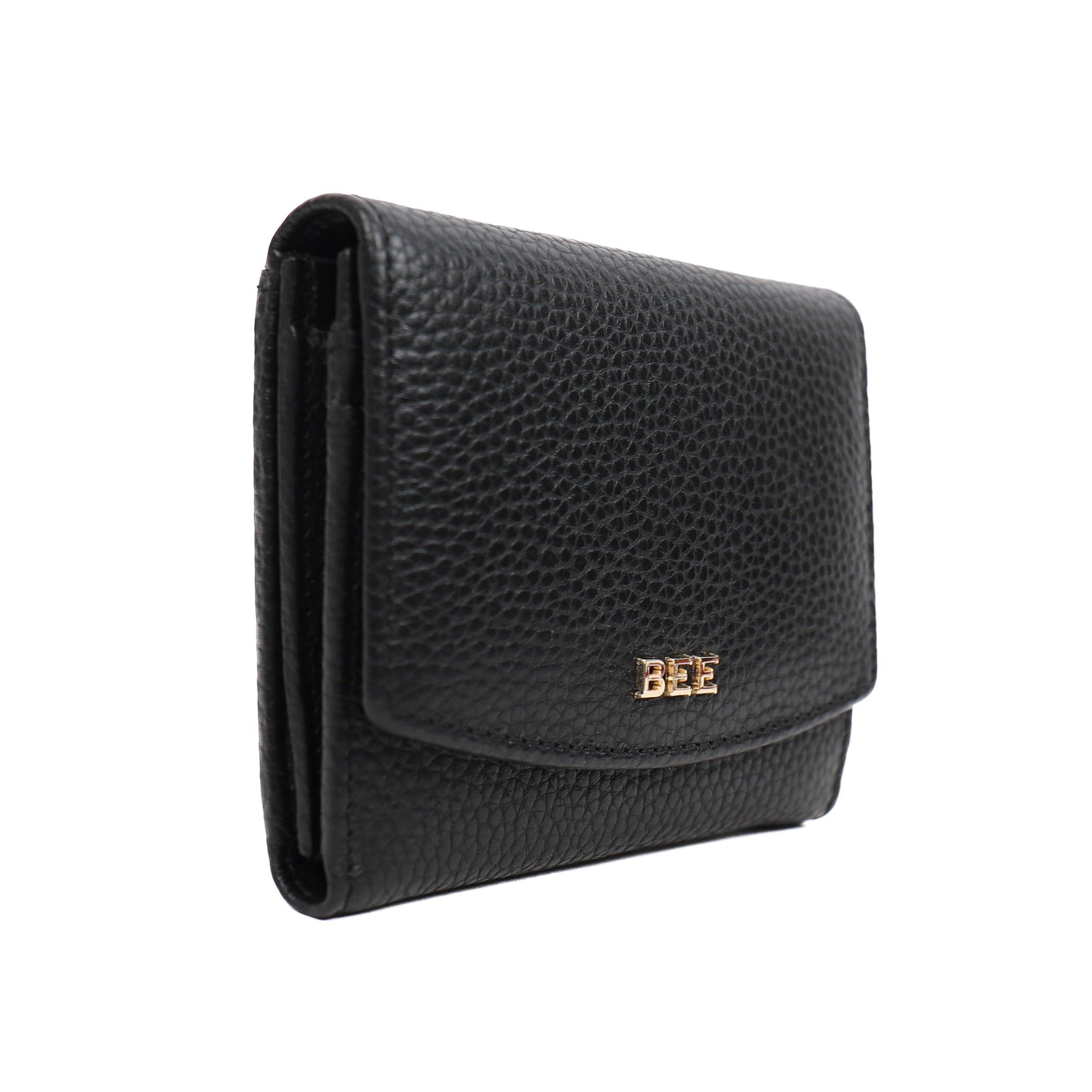 Overslag portemonnee 'Rosy' Black