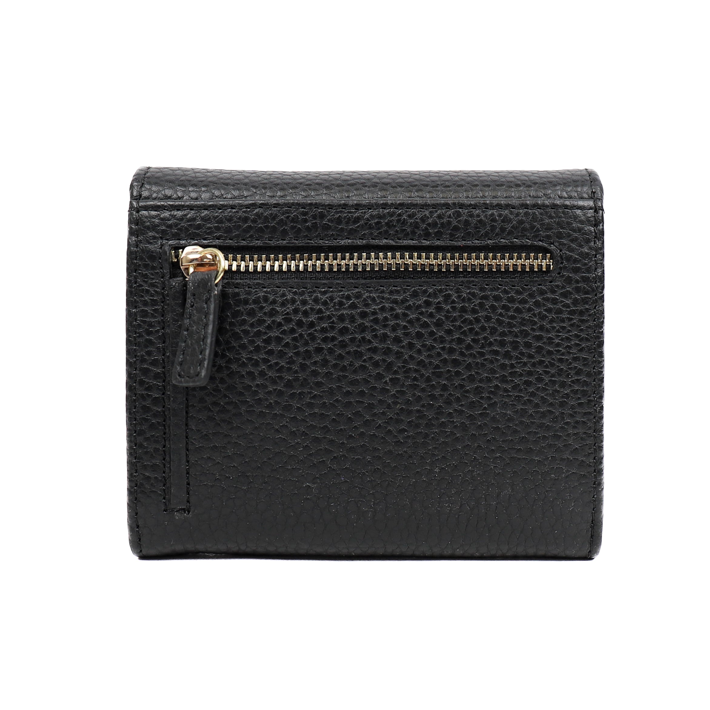 Overslag portemonnee 'Rosy' Black
