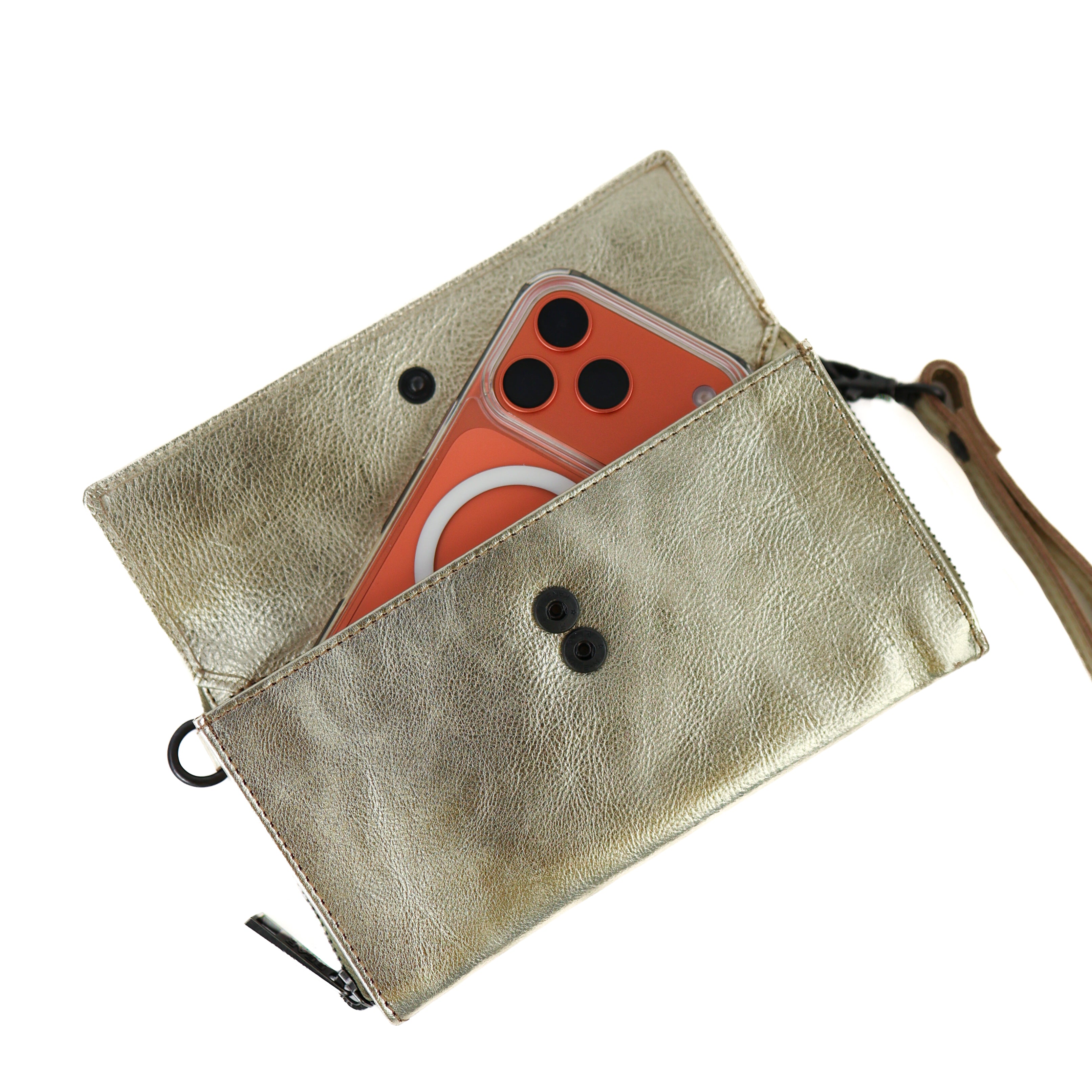 Telefoontasje 'Lilian' champagne