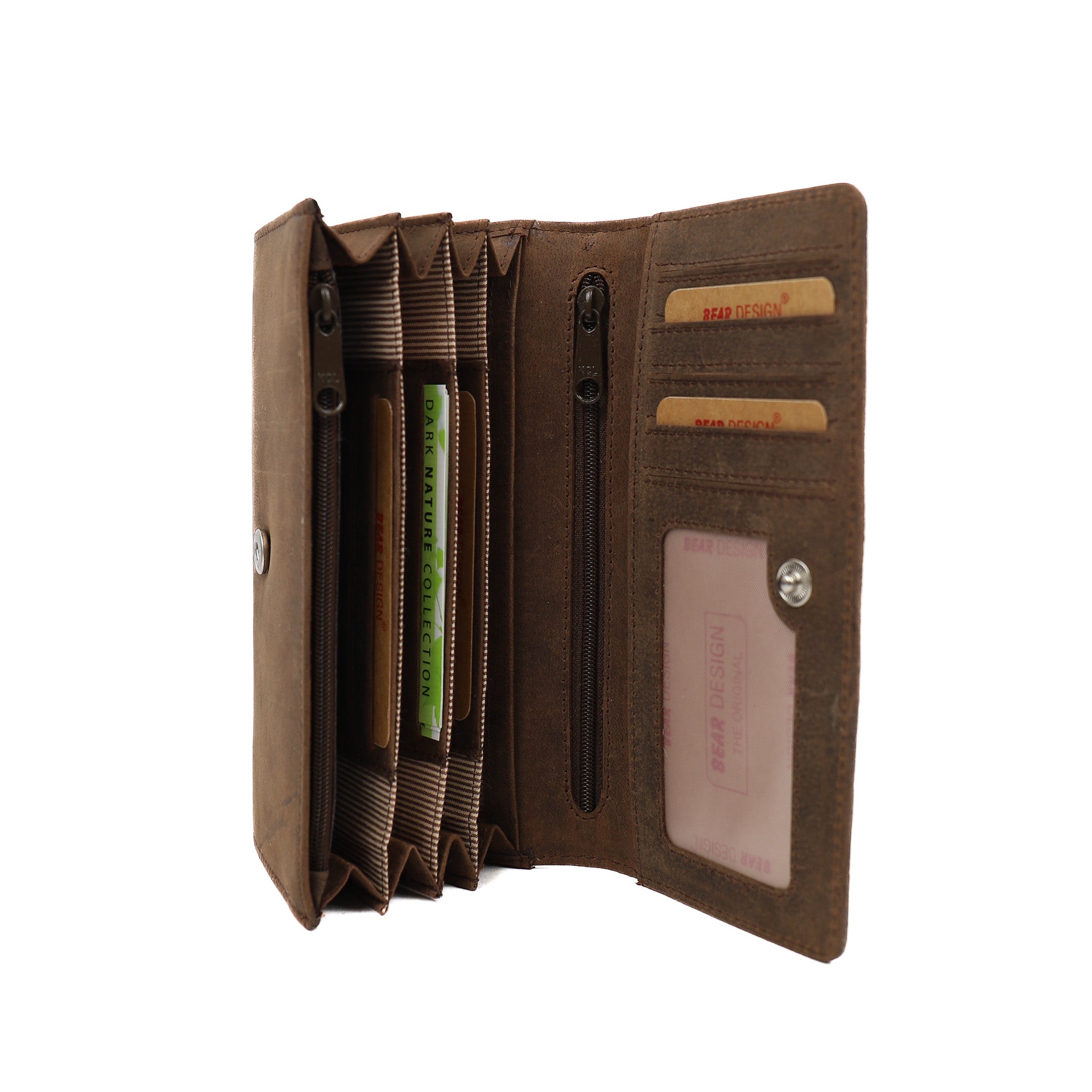 Wallet 'Noor' fur brown