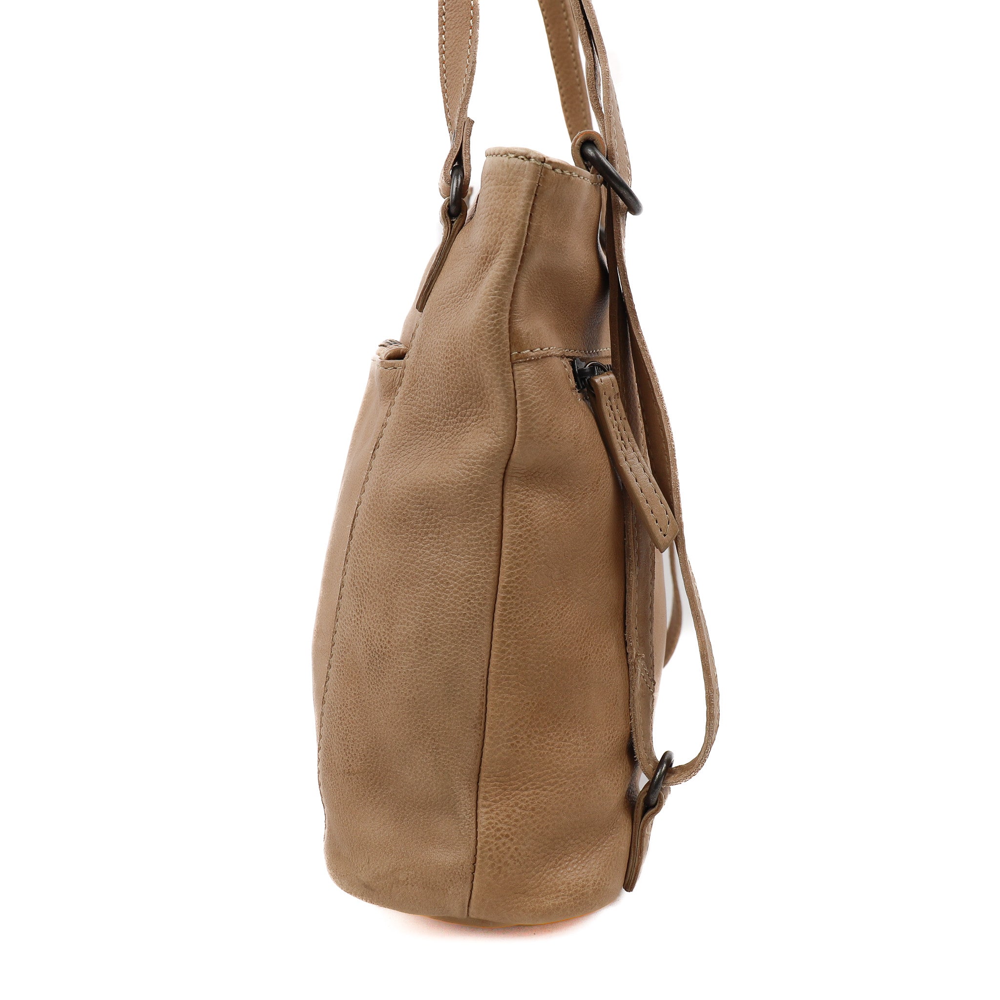 Rugzak/schoudertas 'Sandy' beige