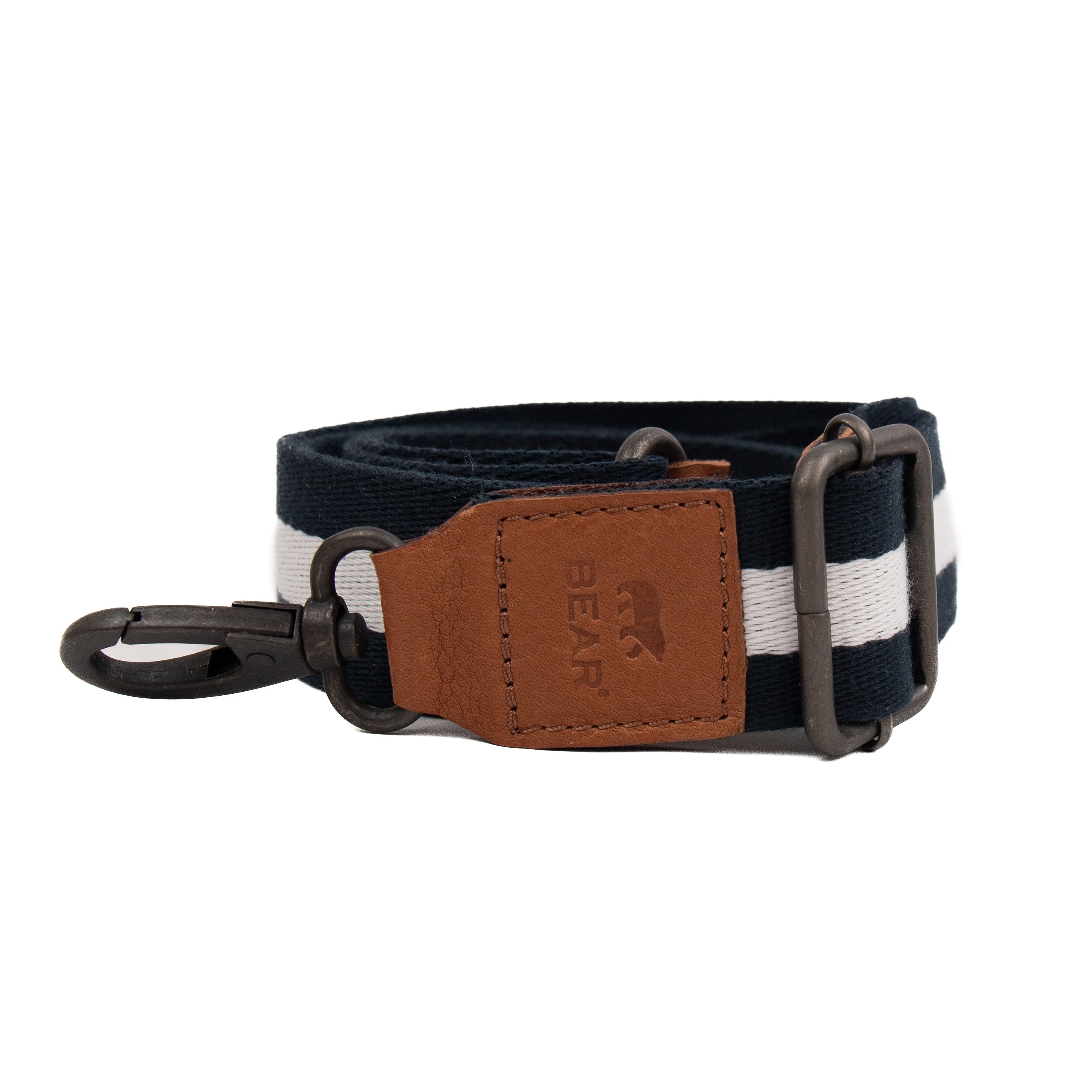 Bag strap 'Puck' dark blue/white