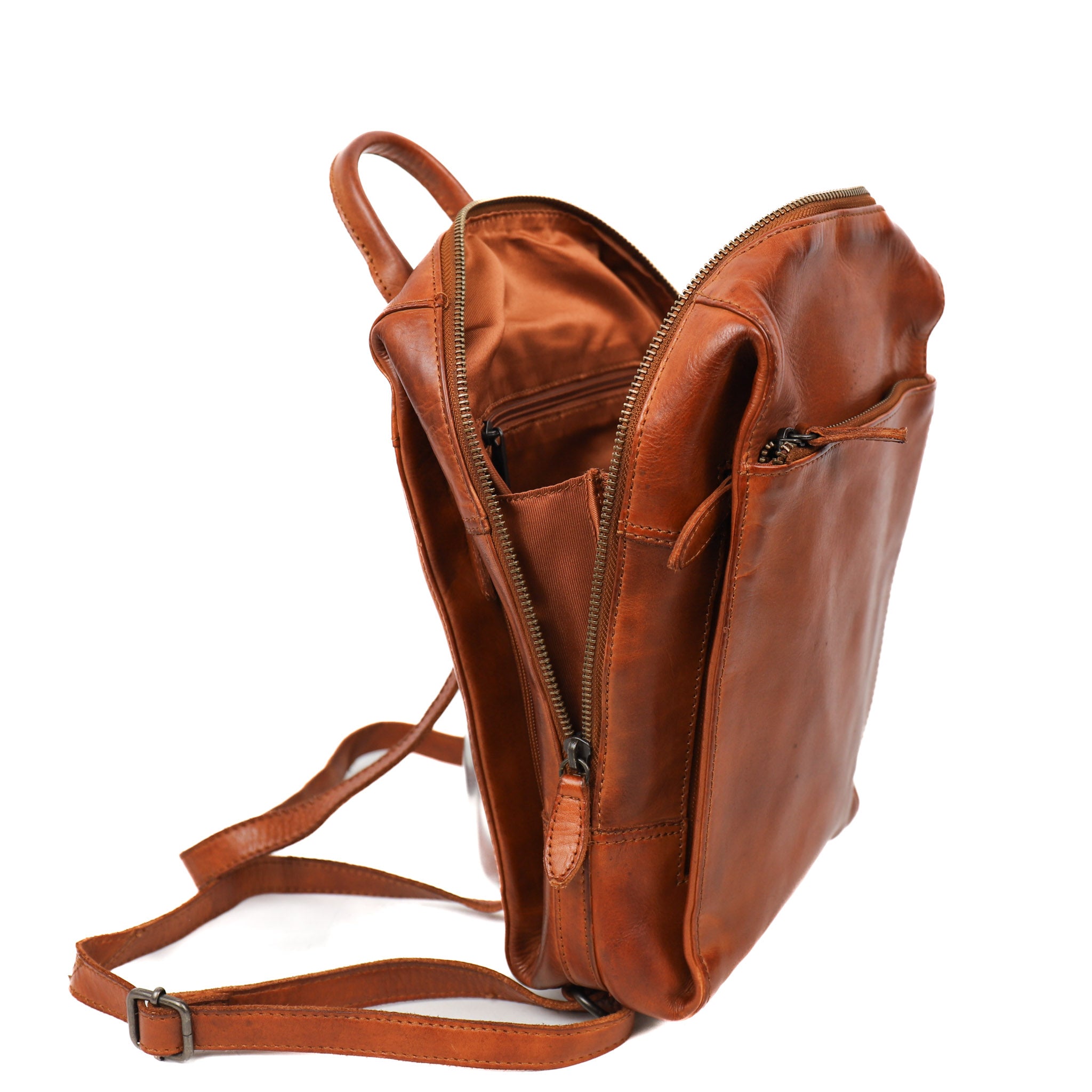 Backpack 'Sil' cognac