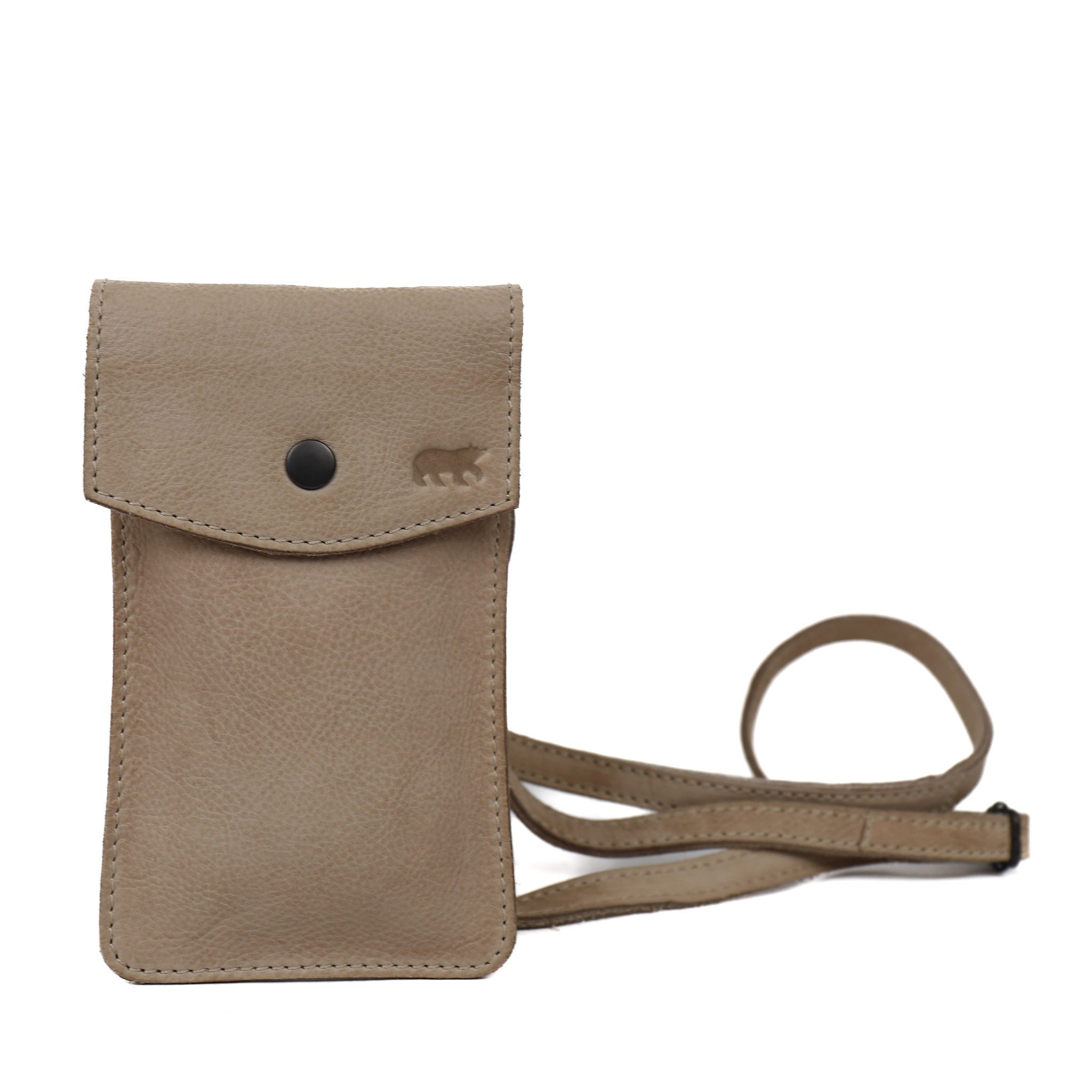 Phone bag 'Priya' feather