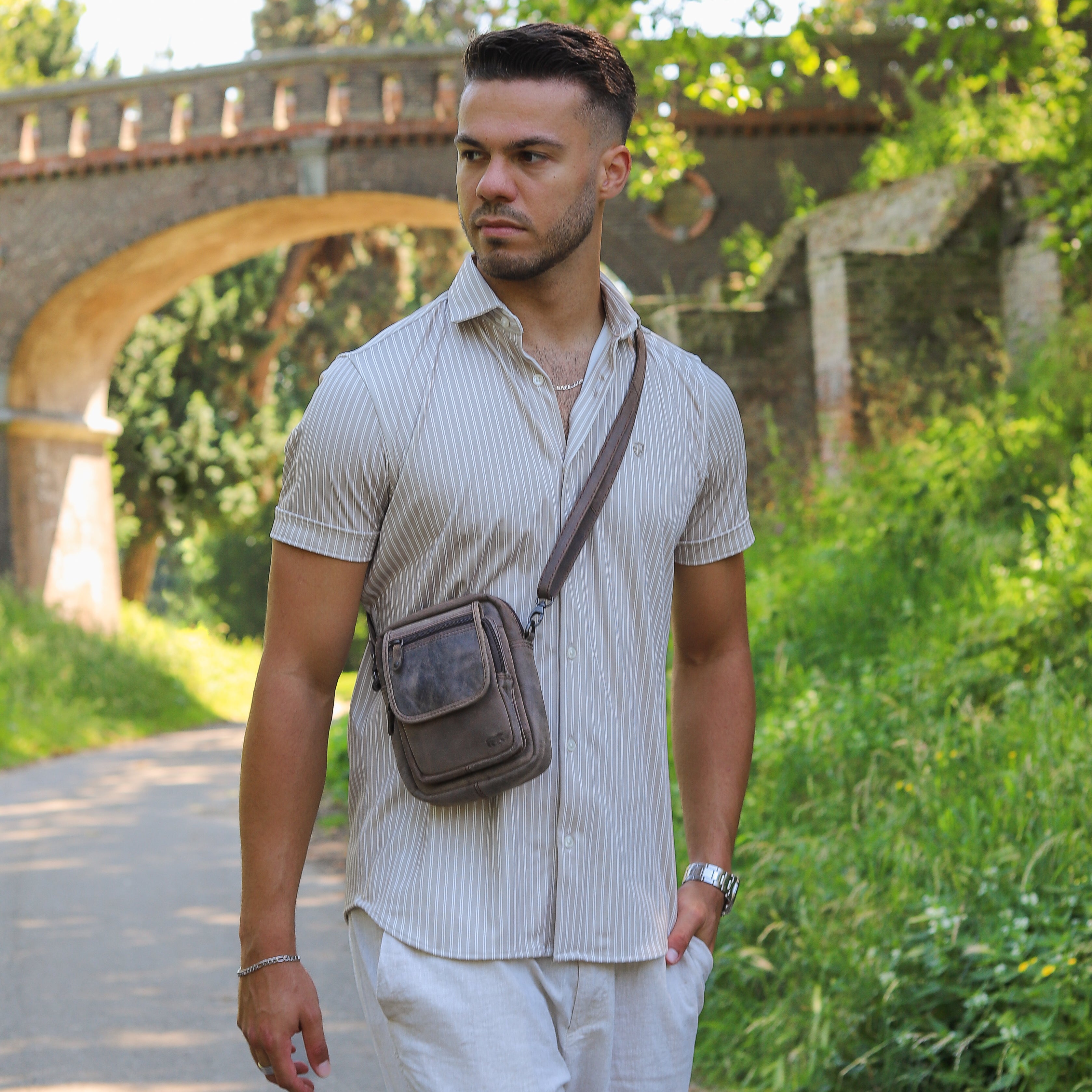 Shoulder bag 'Sem' brown - HD 3699