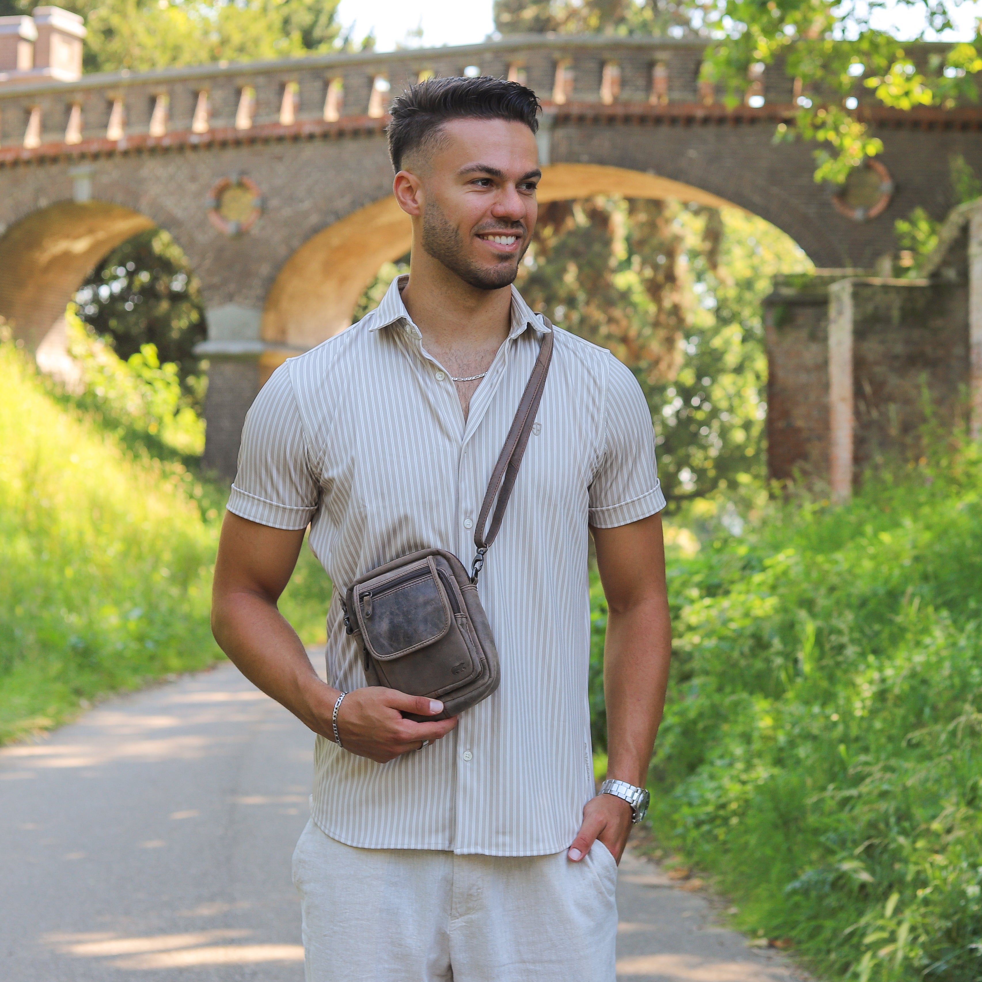 Shoulder bag 'Sem' brown - HD 3699