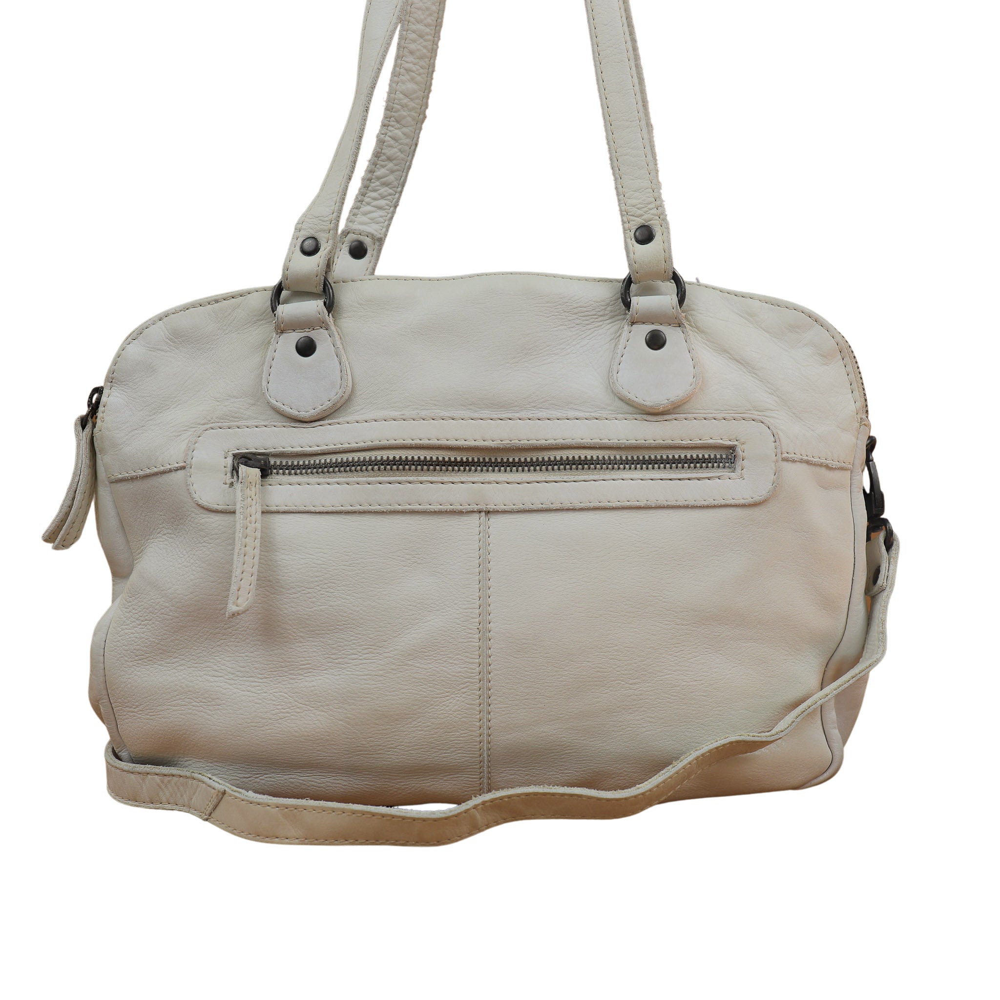 Hand-/schoudertas 'Lieke' Dirty White