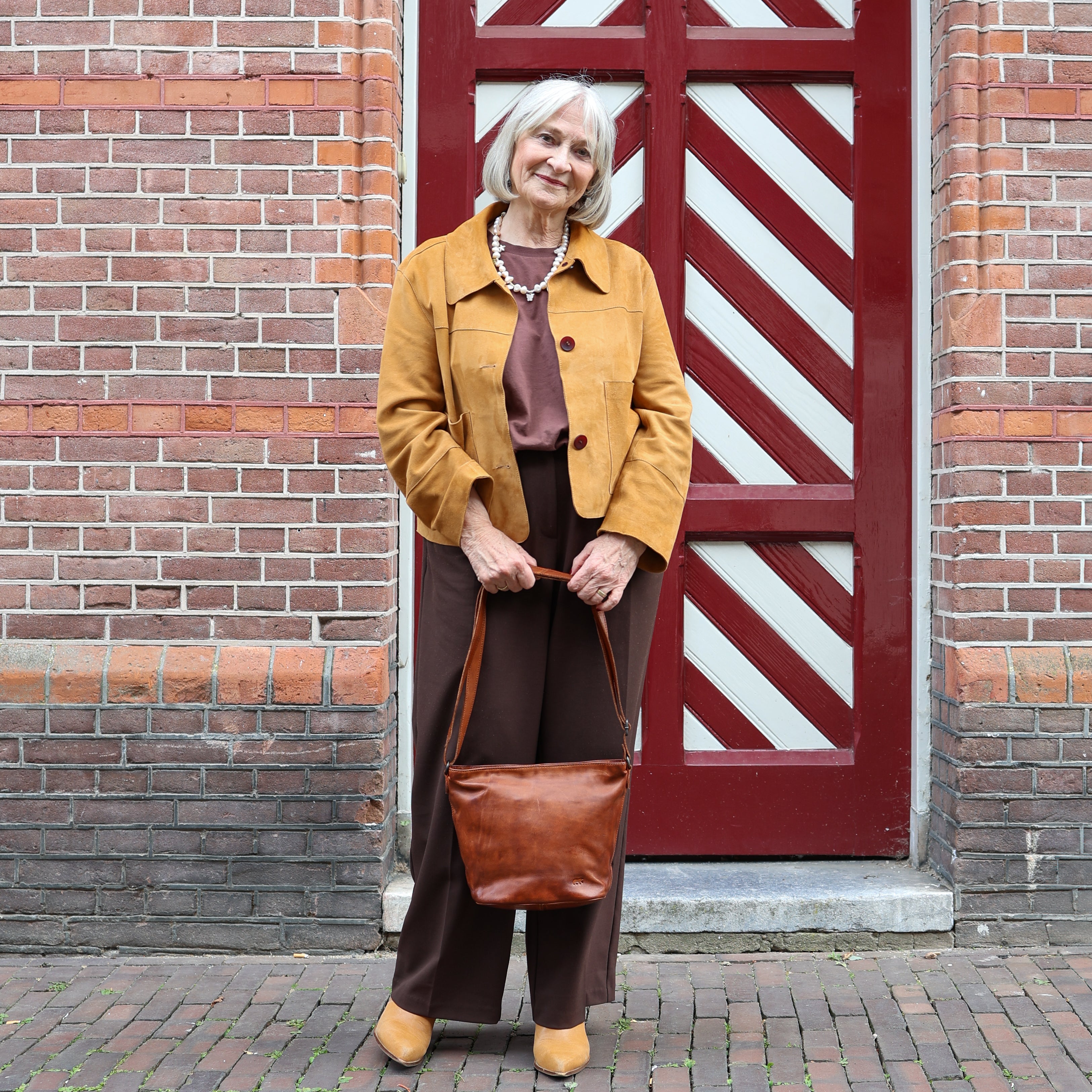 Schoudertas 'Suze' zwart