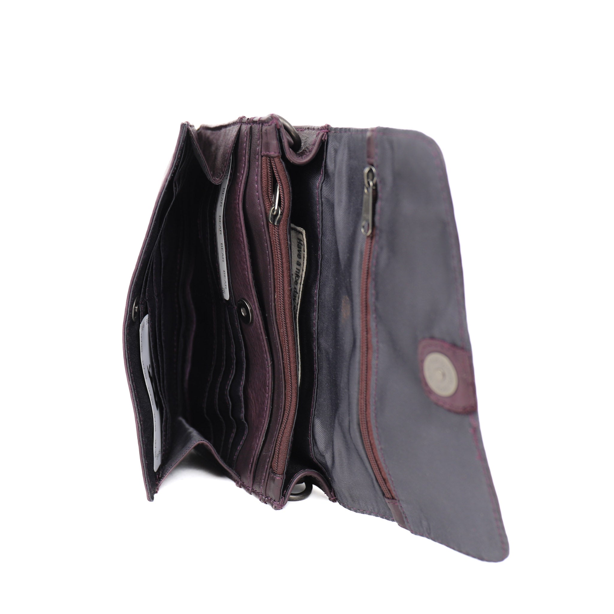 Envelope bag 'Joëlle' plum