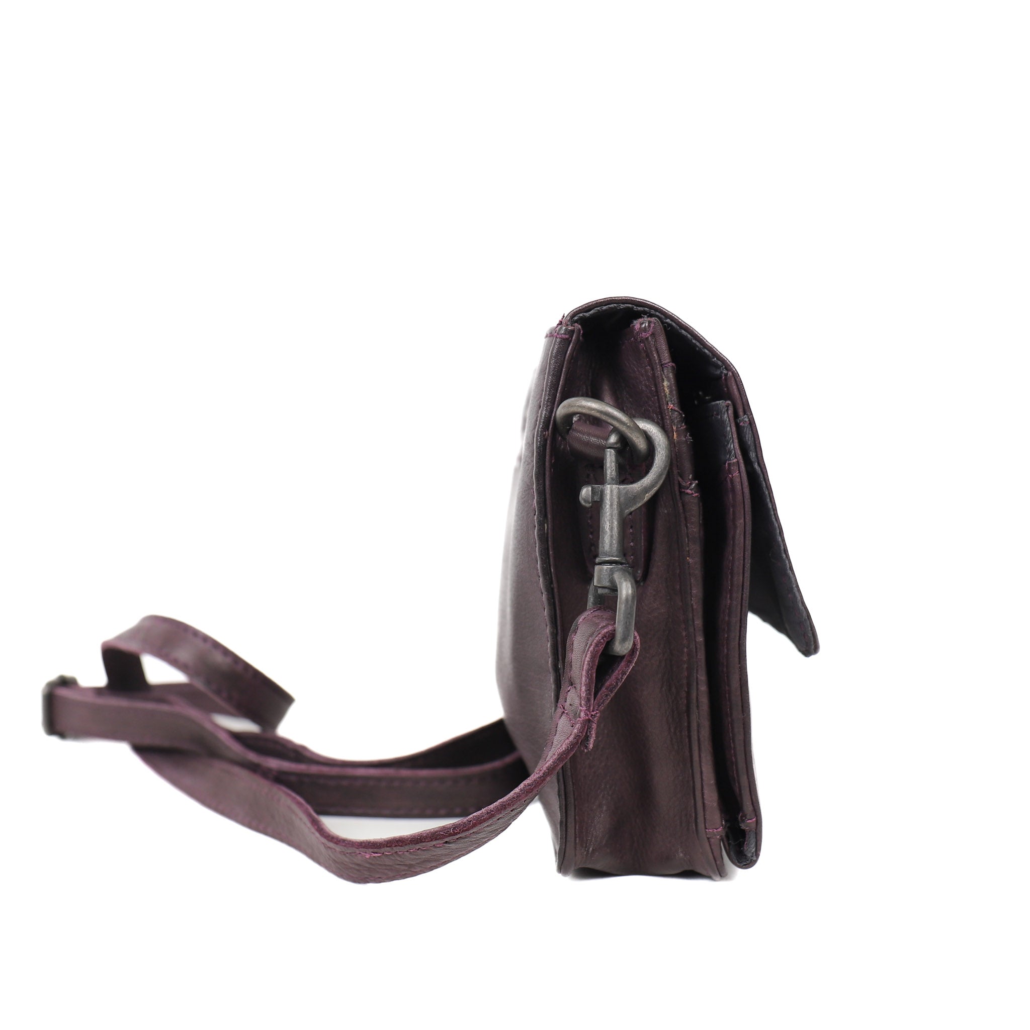 Envelope bag 'Joëlle' plum