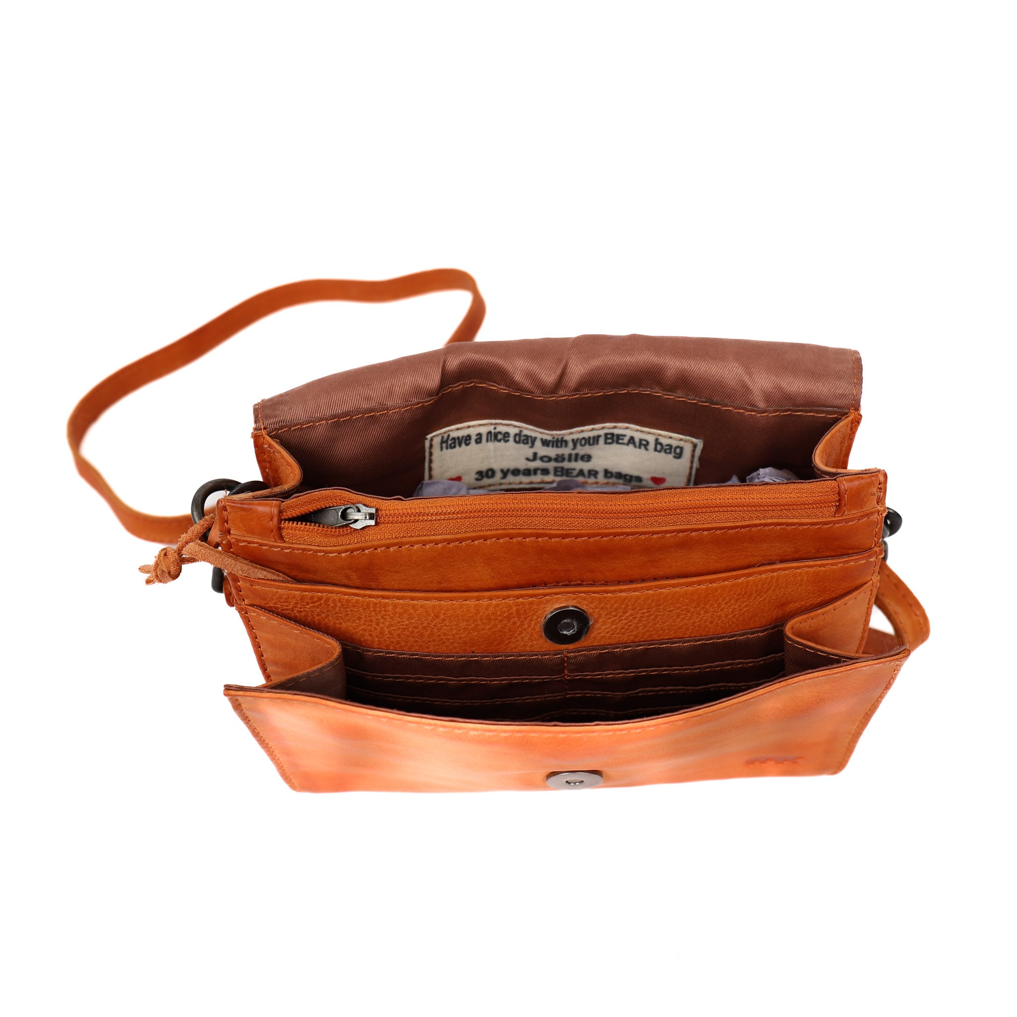 Envelope bag 'Joëlle' apricot