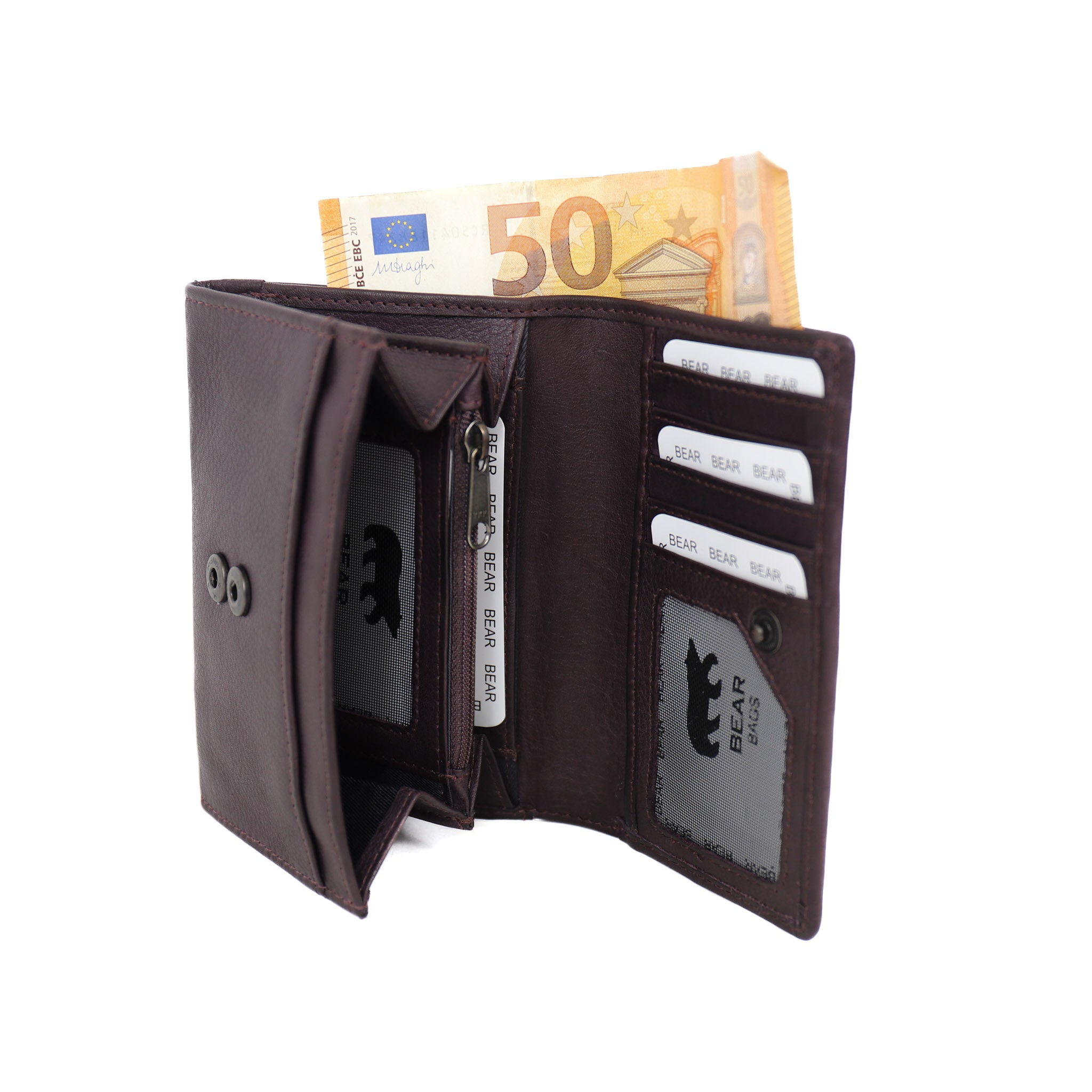 Wrap wallet 'Sweety' plum
