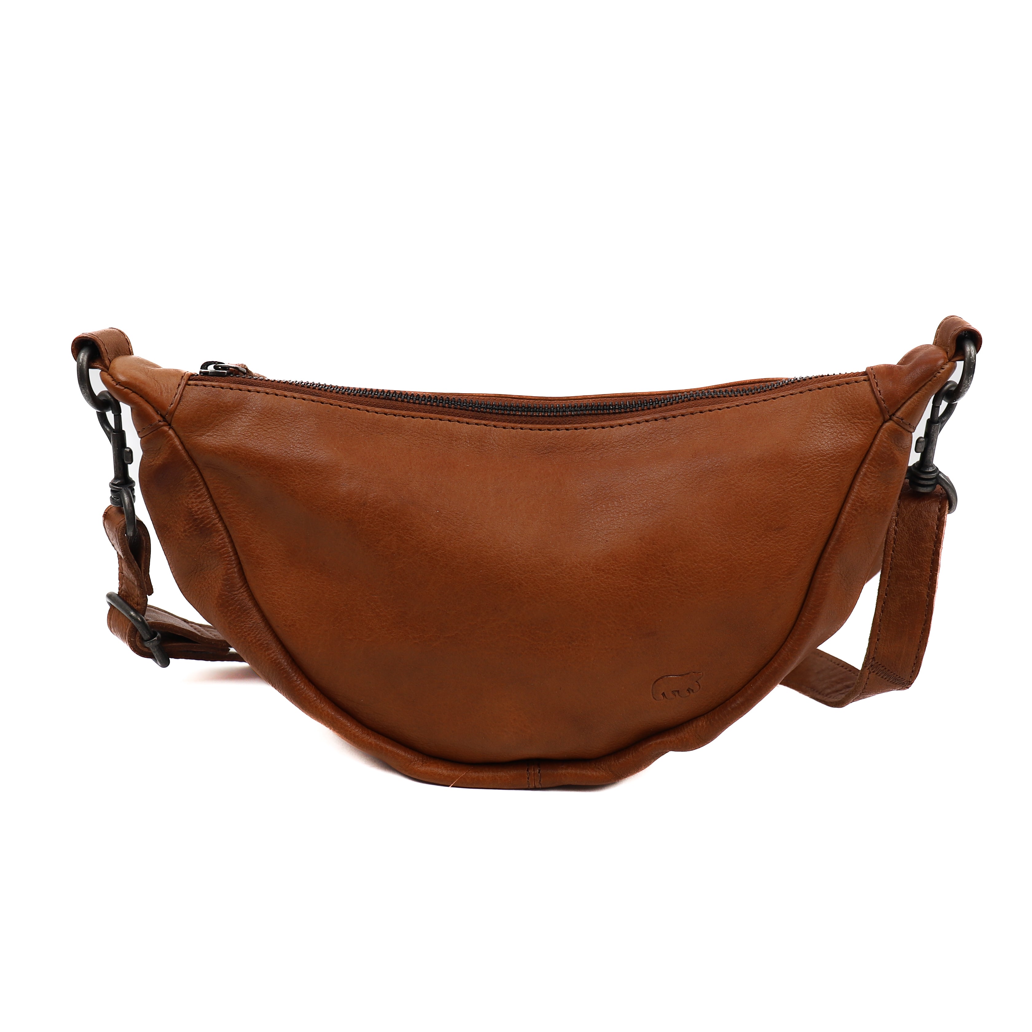 Crossbody tasje 'Toon' cognac