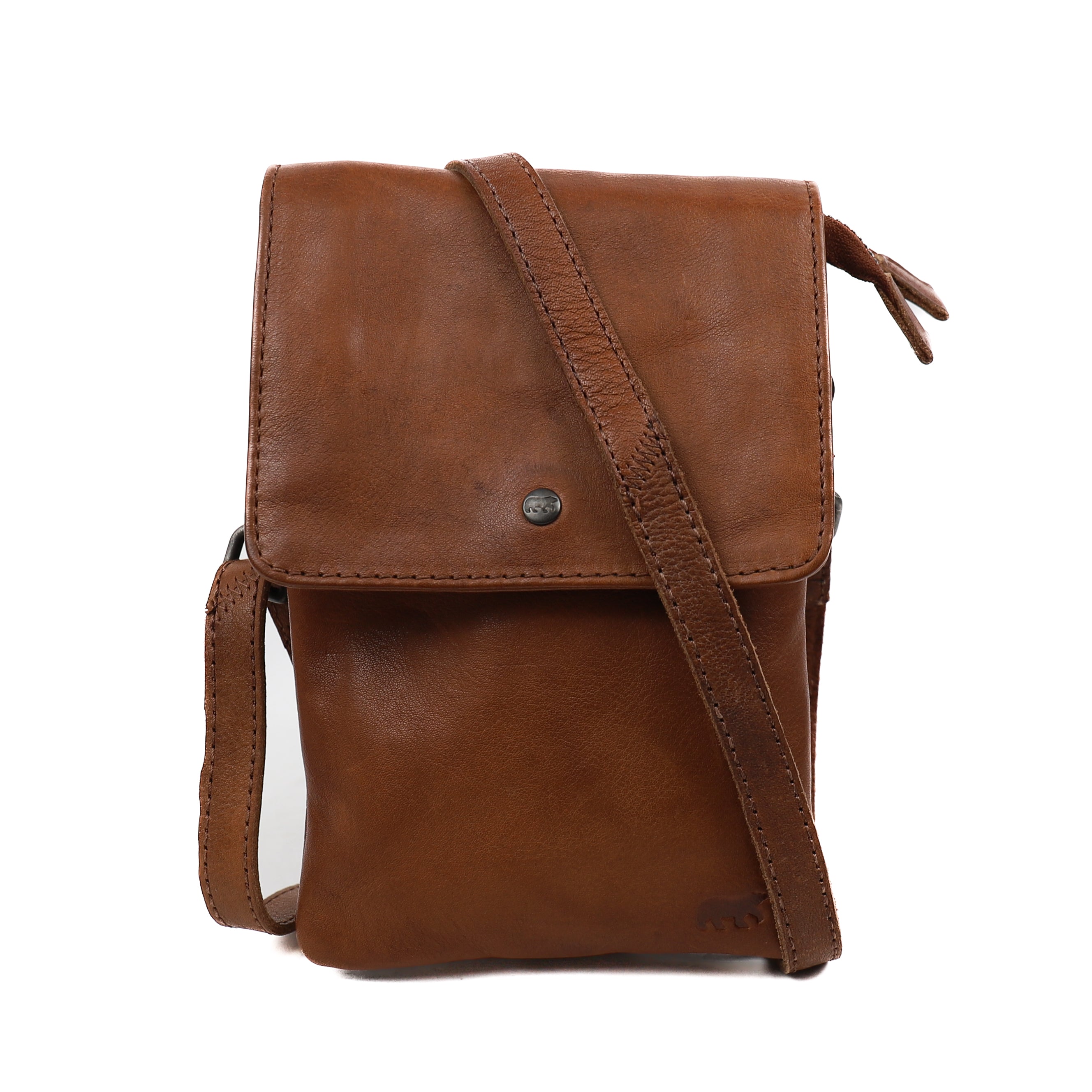 Shoulder bag 'Daisy' cognac